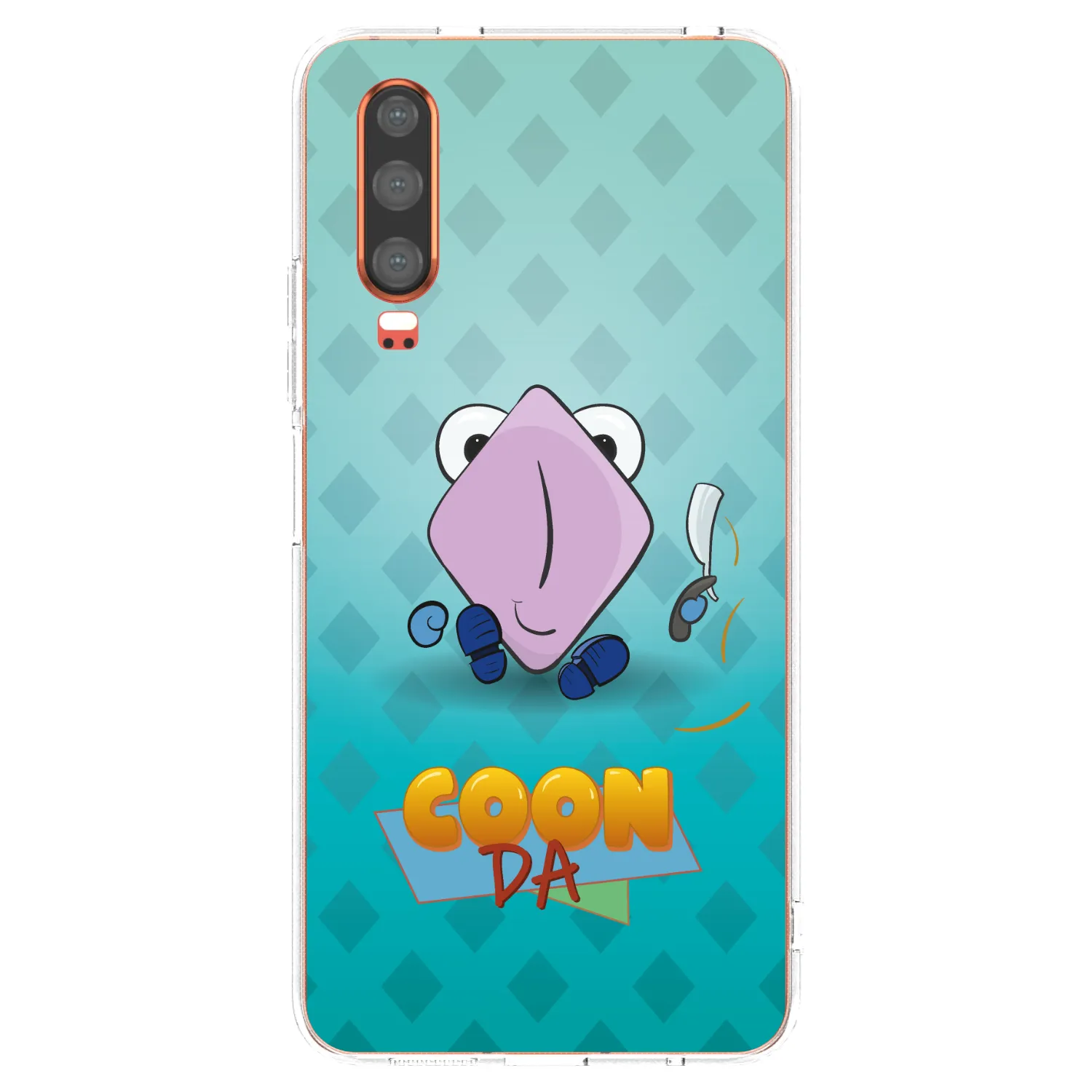 Picasee silikónový prehľadný obal pre Huawei P30 - COONDA holátko - světlá