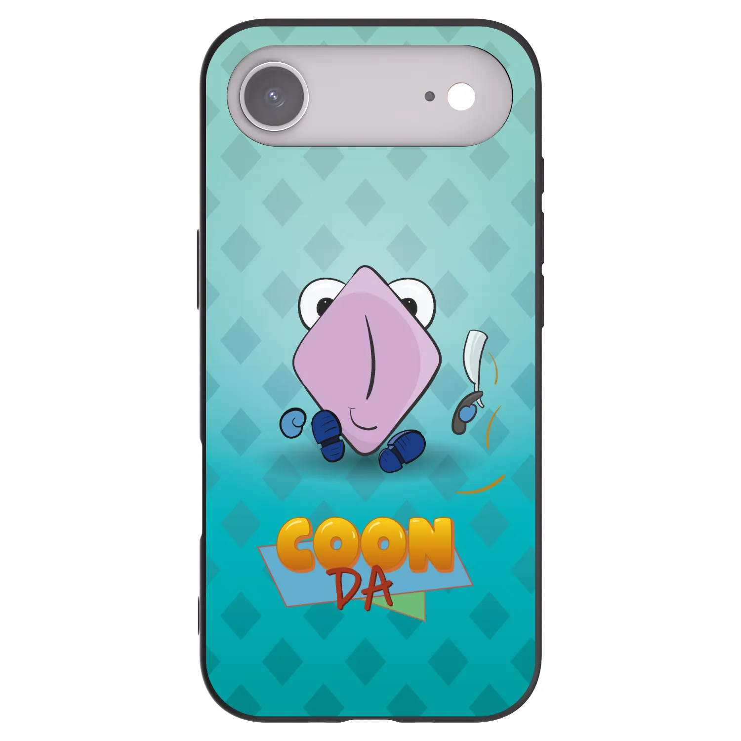 Picasee silikónový čierny obal pre Apple iPhone Air - COONDA holátko - světlá