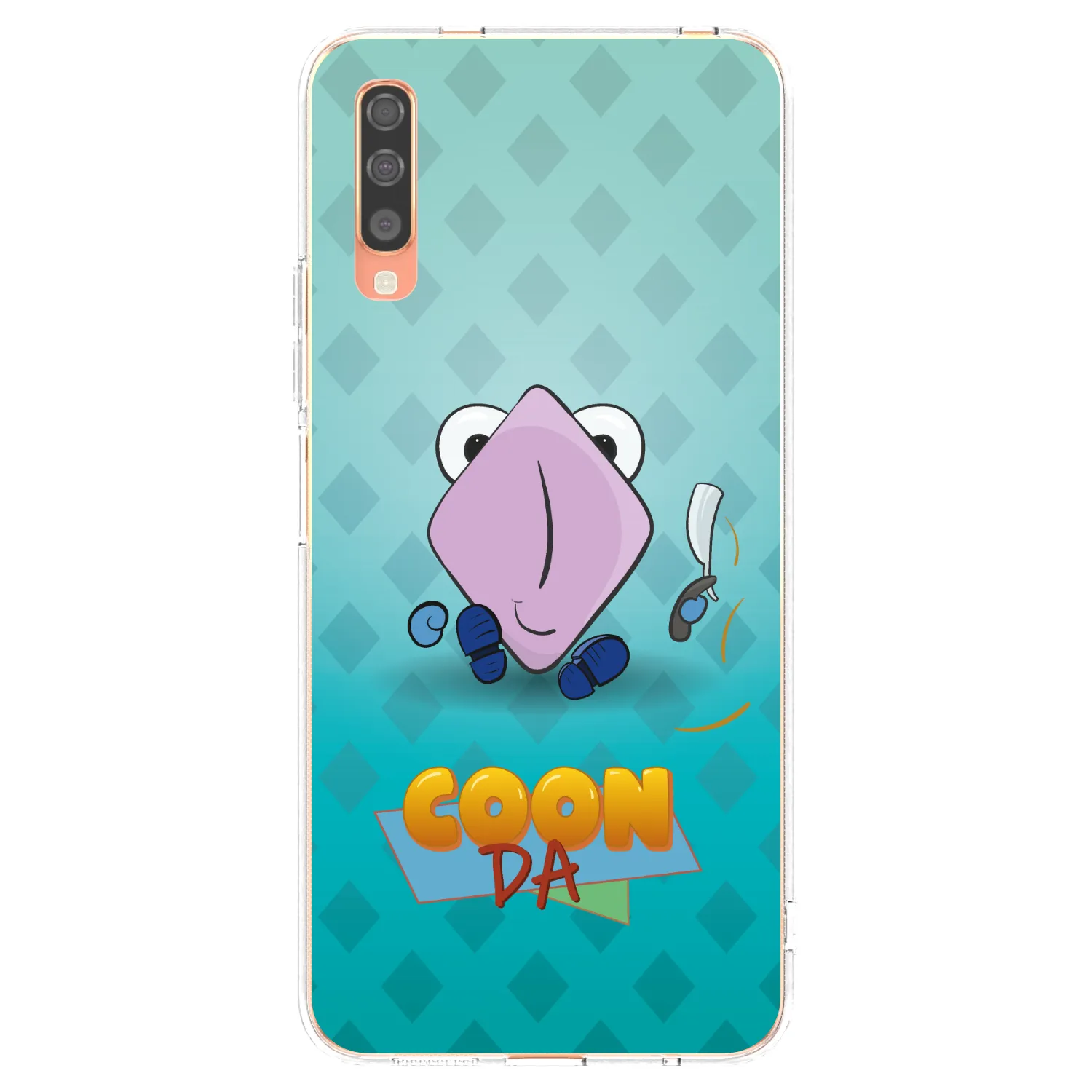Picasee silikónový prehľadný obal pre Samsung Galaxy A70 A705F - COONDA holátko - světlá