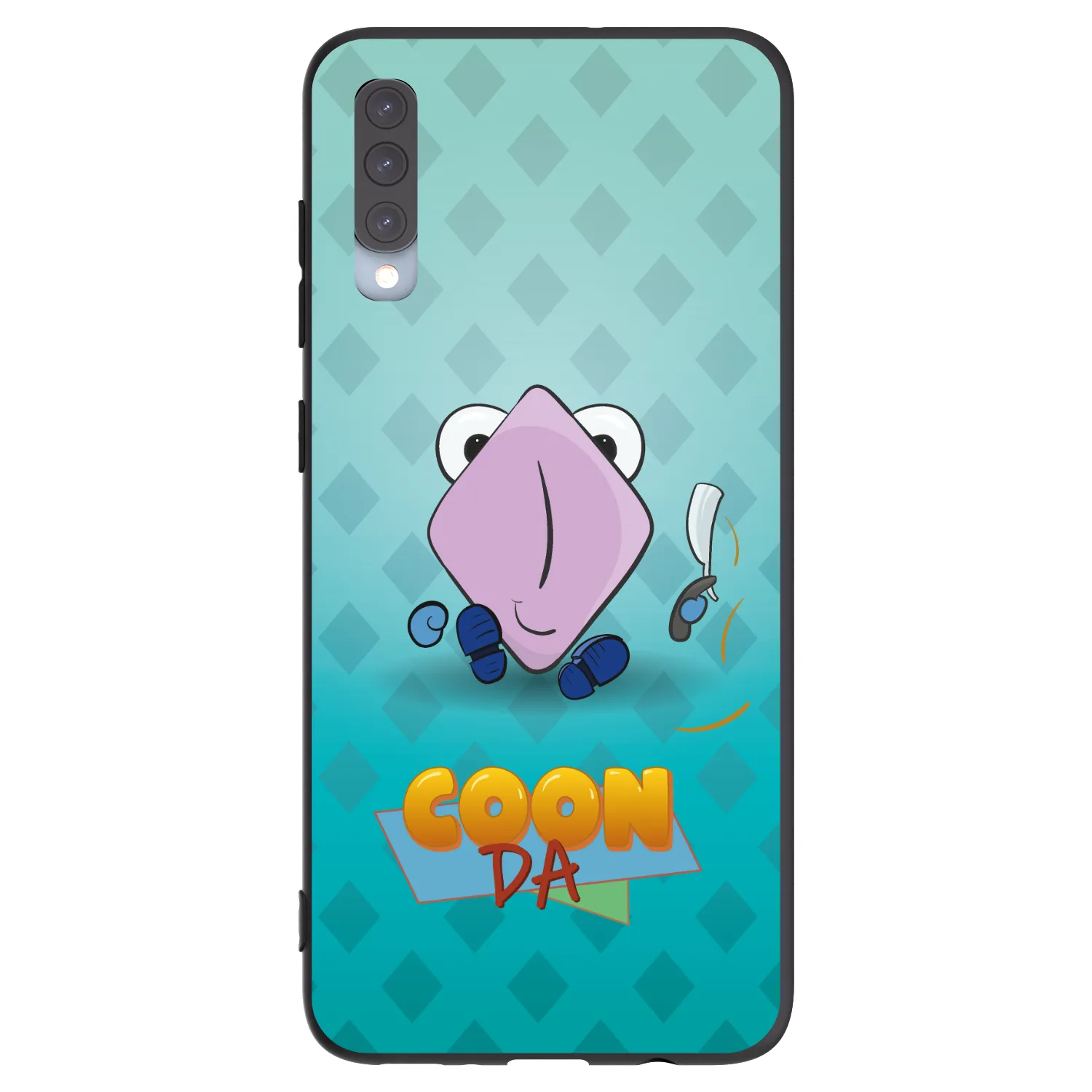 Picasee silikónový čierny obal pre Samsung Galaxy A70 A705F - COONDA holátko - světlá