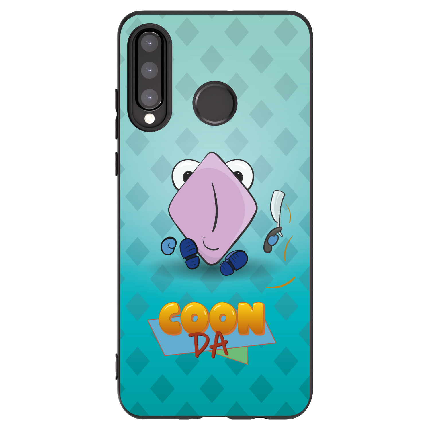 Picasee silikónový čierny obal pre Huawei P30 Lite - COONDA holátko - světlá