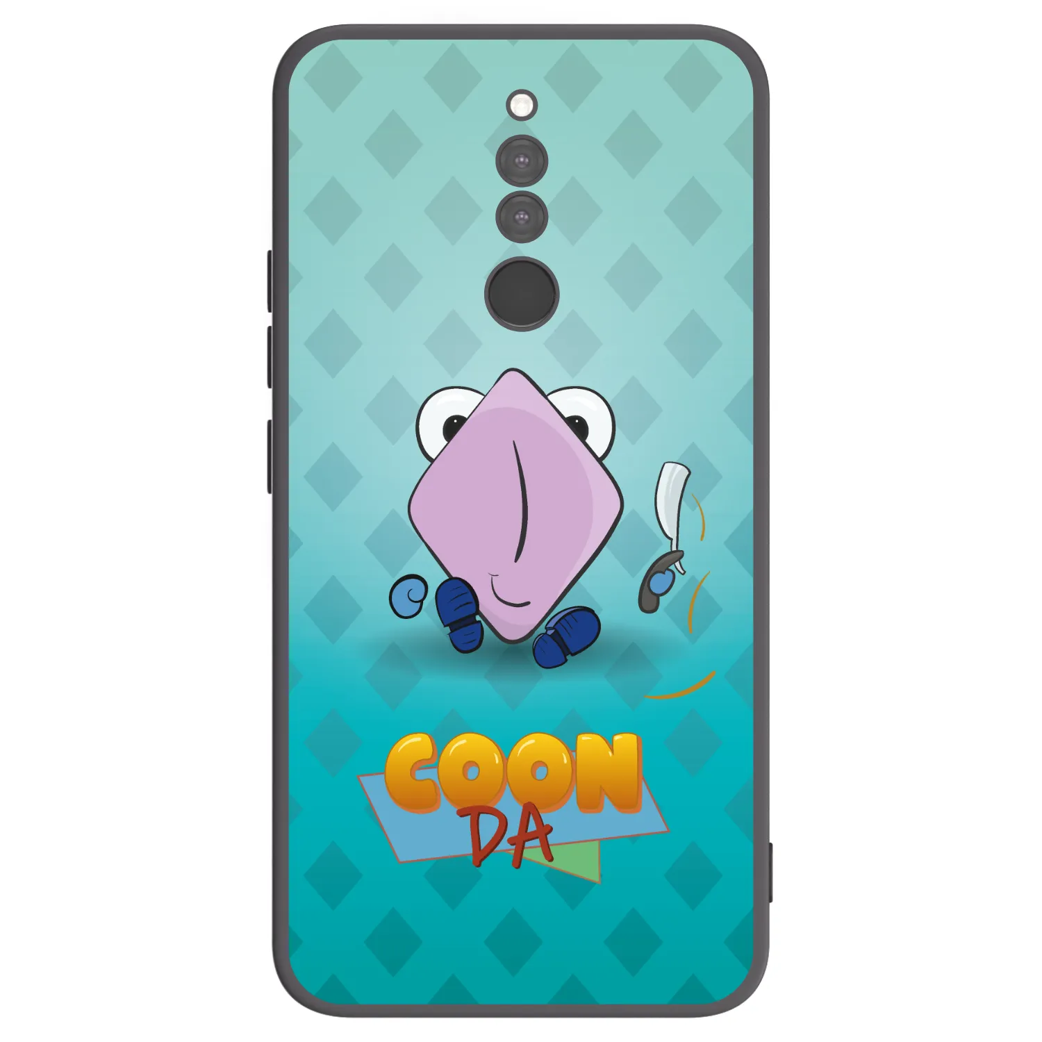 Picasee silikónový čierny obal pre Xiaomi Redmi 8 - COONDA holátko - světlá