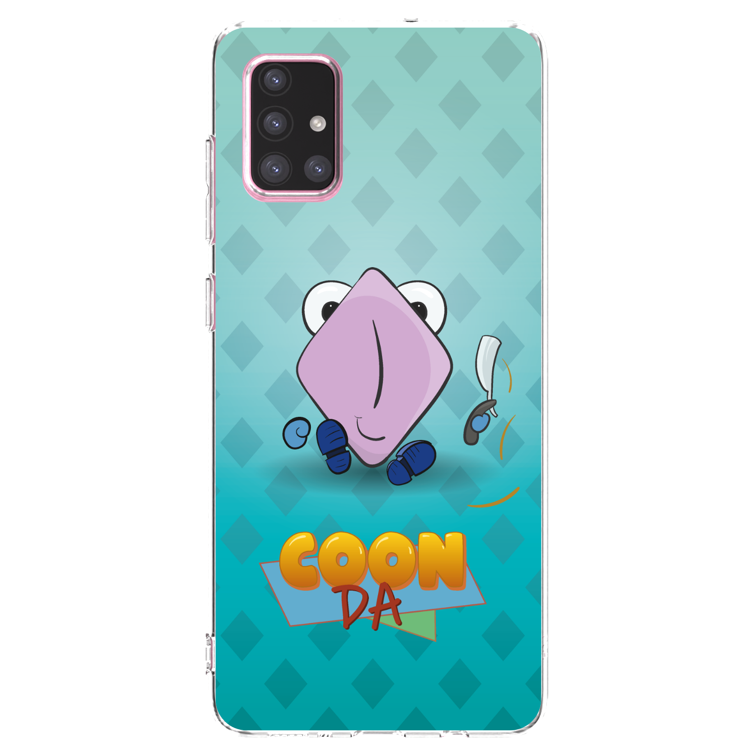 Picasee silikónový prehľadný obal pre Samsung Galaxy A71 A715F - COONDA holátko - světlá