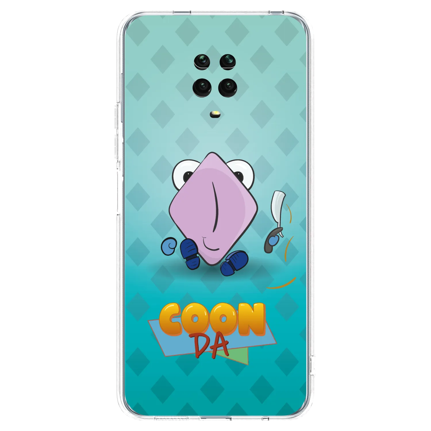 Picasee silikónový prehľadný obal pre Xiaomi Redmi Note 9 Pro - COONDA holátko - světlá