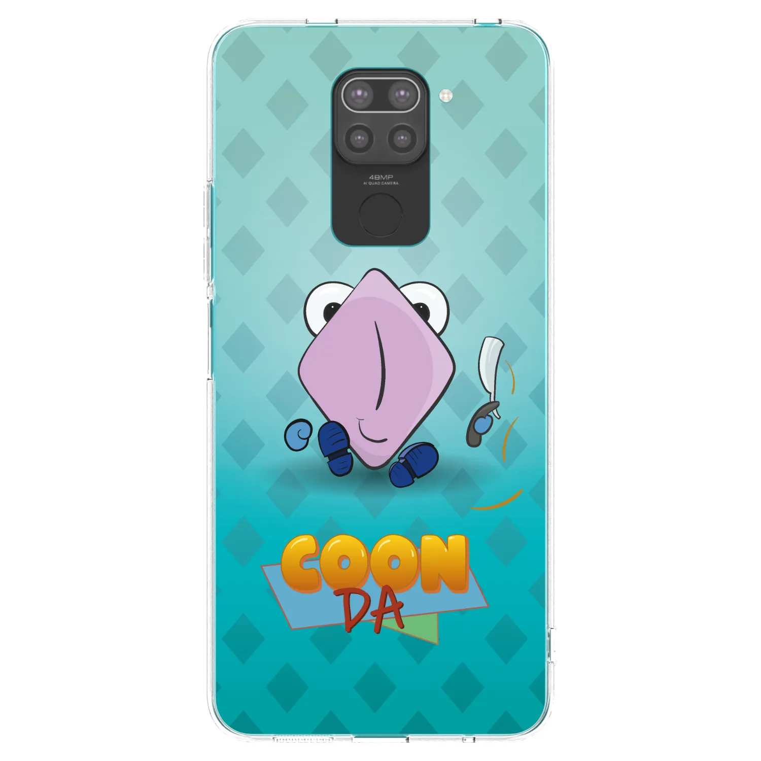 Picasee silikónový čierny obal pre Xiaomi Redmi Note 9 - COONDA holátko - světlá