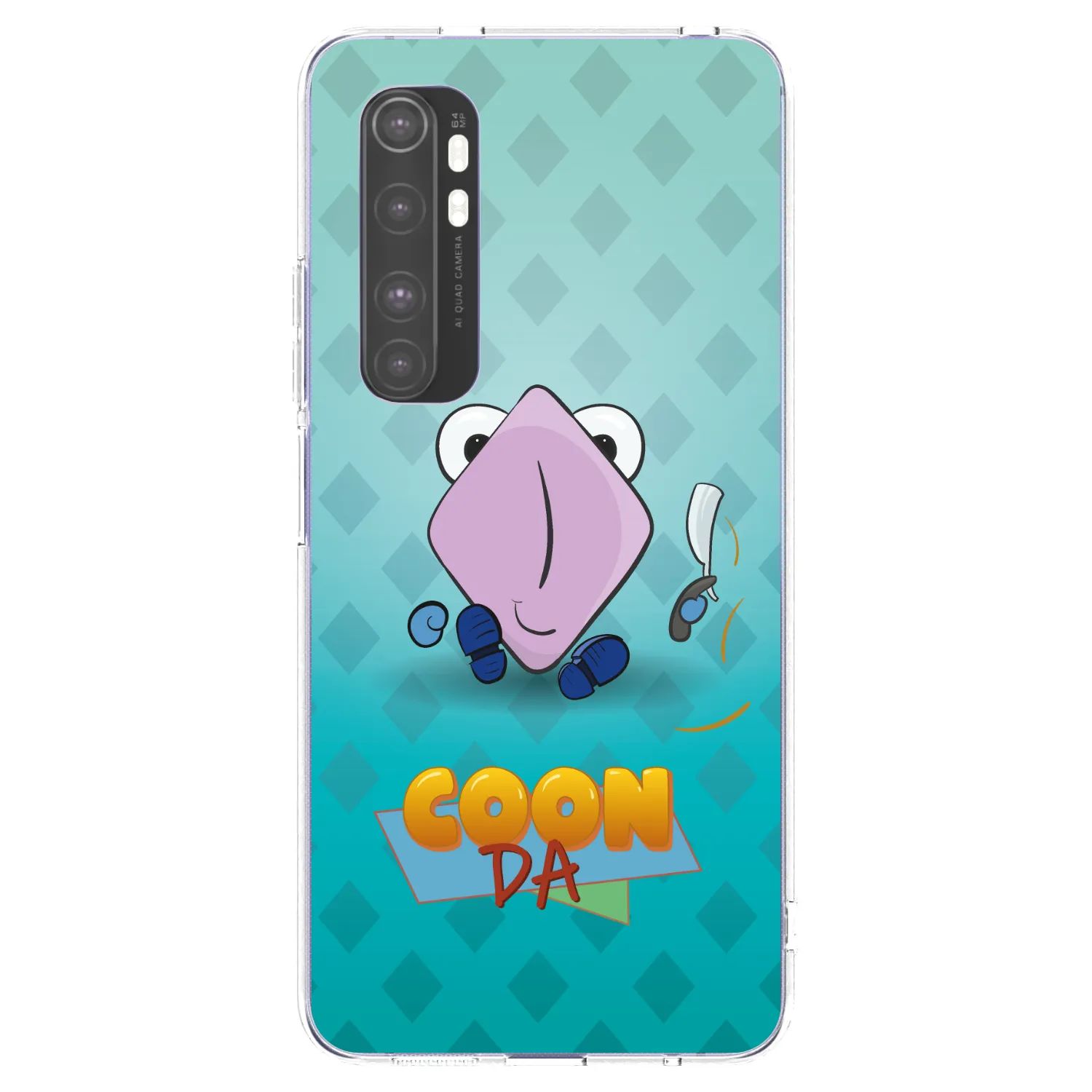 Picasee silikónový prehľadný obal pre Xiaomi Mi Note 10 Lite - COONDA holátko - světlá