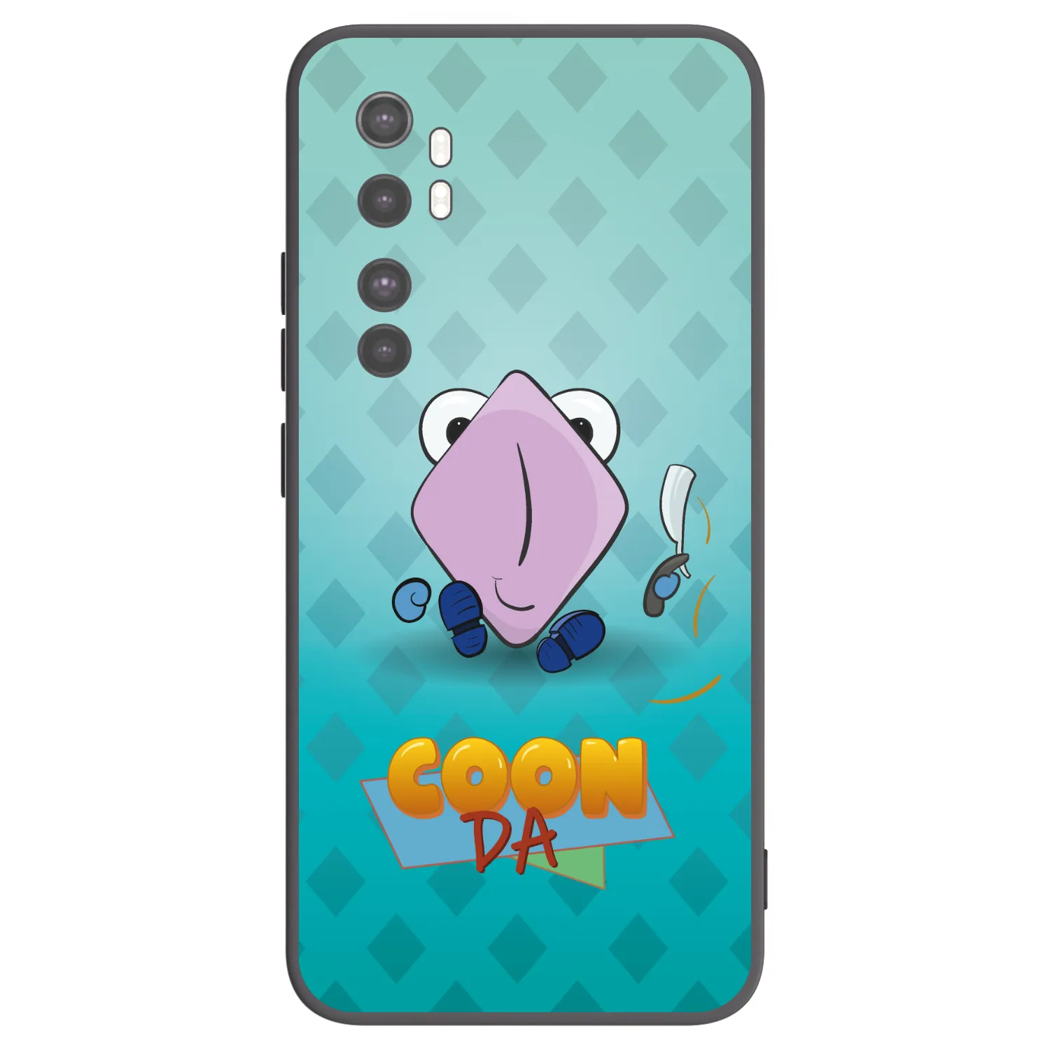 Picasee silikónový čierny obal pre Xiaomi Mi Note 10 Lite - COONDA holátko - světlá