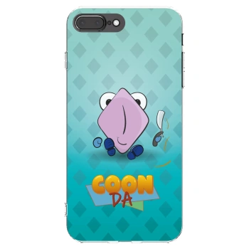 Picasee silikónový prehľadný obal pre Apple iPhone 8 Plus - COONDA holátko - světlá