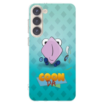Picasee silikónový prehľadný obal pre Samsung Galaxy S23+ 5G - COONDA holátko - světlá