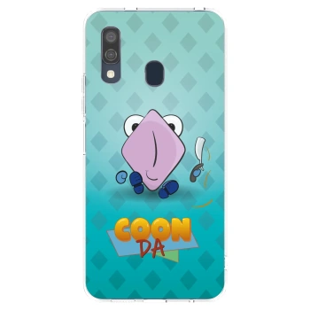 Picasee silikónový prehľadný obal pre Samsung Galaxy A40 A405F - COONDA holátko - světlá