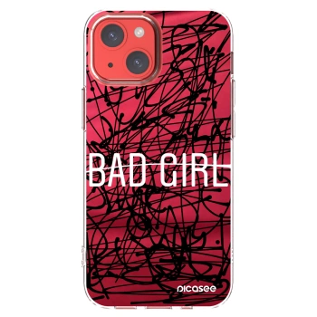 Picasee silikónový prehľadný obal pre Apple iPhone 13 mini - zlá holka