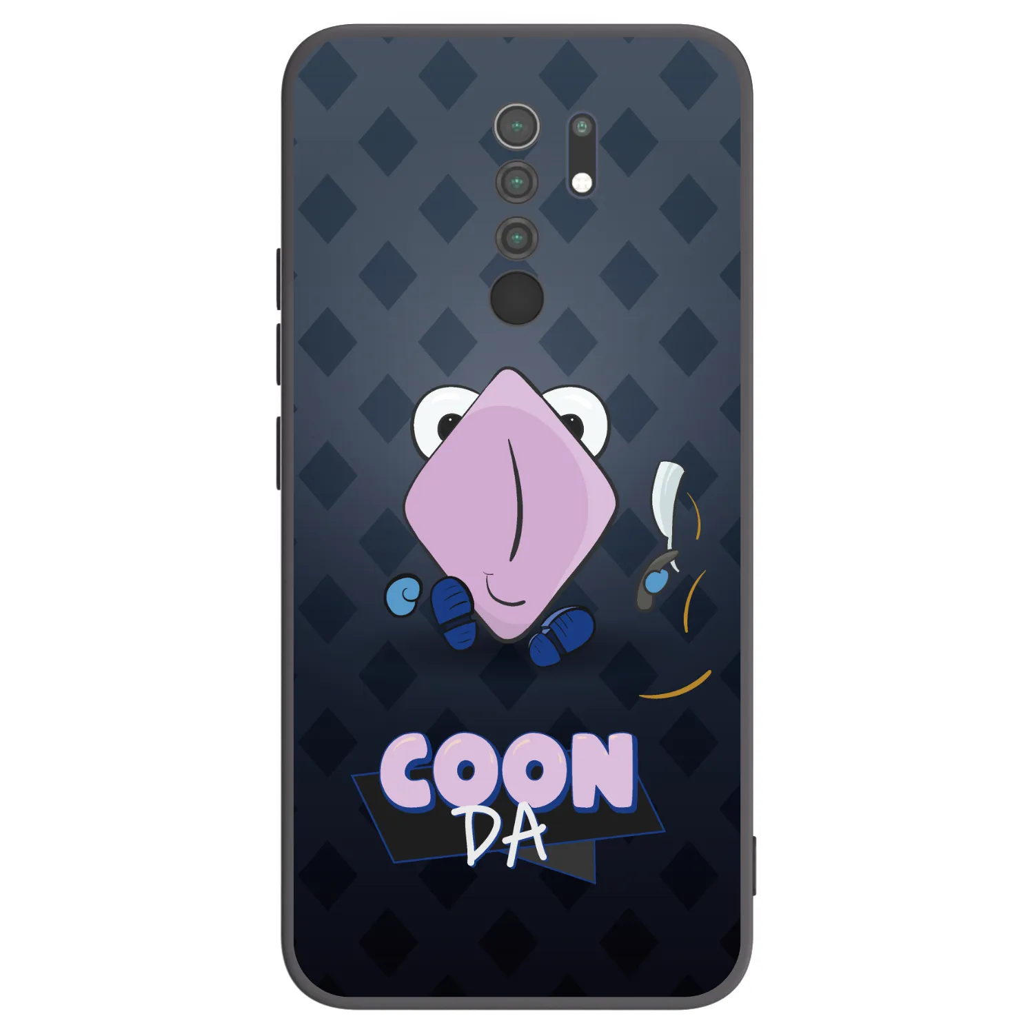 Picasee silikónový čierny obal pre Xiaomi Redmi 9 - COONDA holátko - tmavá