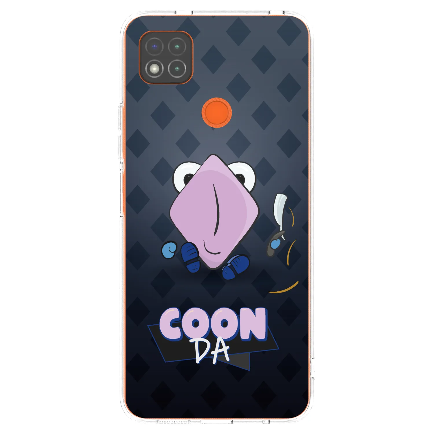 Picasee silikónový prehľadný obal pre Xiaomi Redmi 9C - COONDA holátko - tmavá