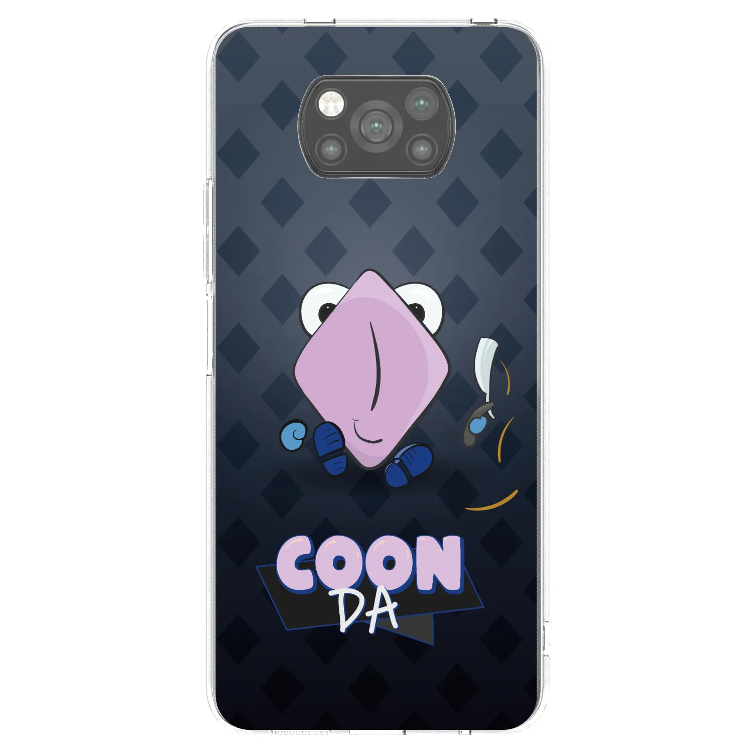 Picasee silikónový čierny obal pre Xiaomi Poco X3 - COONDA holátko - tmavá