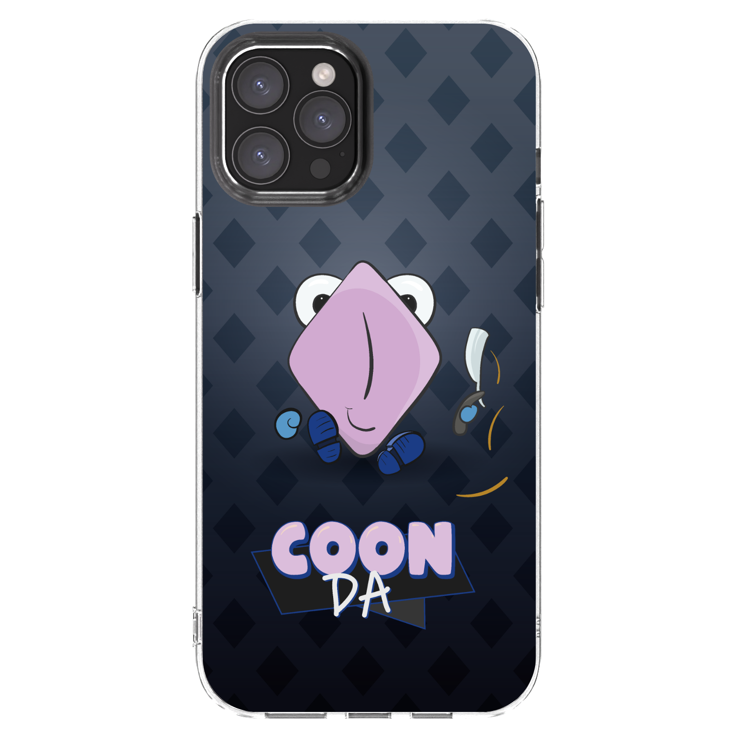 Picasee silikónový prehľadný obal pre Apple iPhone 12 Pro Max - COONDA holátko - tmavá