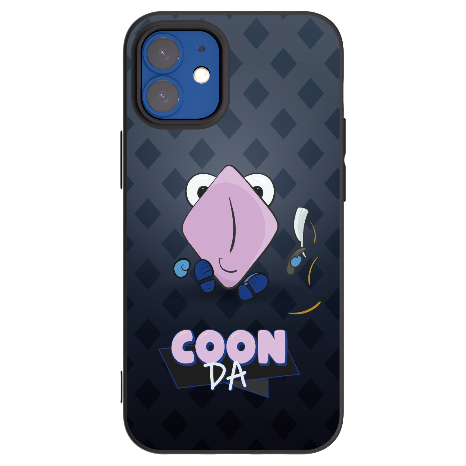 Picasee silikónový čierny obal pre Apple iPhone 12 mini - COONDA holátko - tmavá