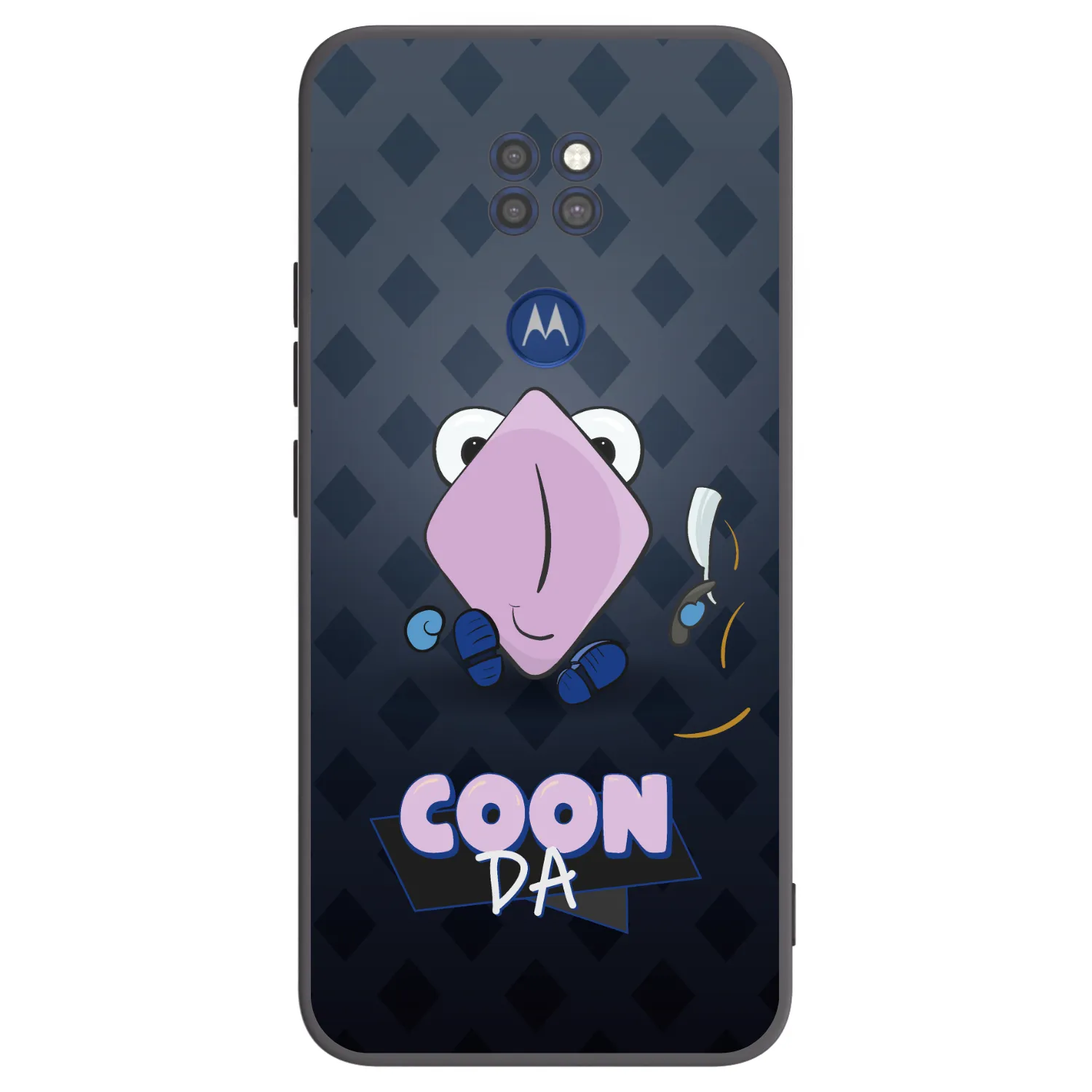 Picasee silikónový čierny obal pre Motorola Moto G9 Play - COONDA holátko - tmavá