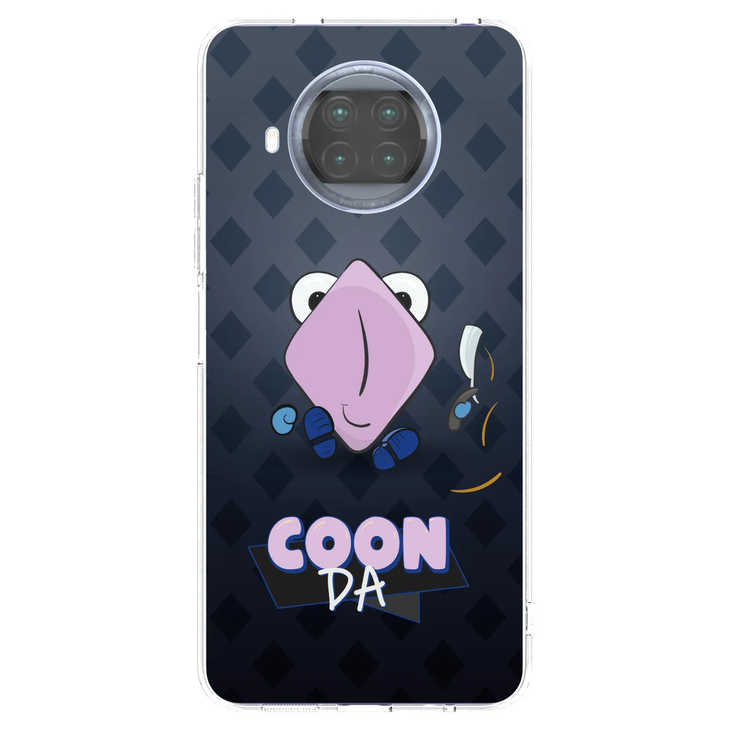Silikónový prehľadný obal pre Xiaomi Mi 10T Lite - COONDA holátko - tmavá