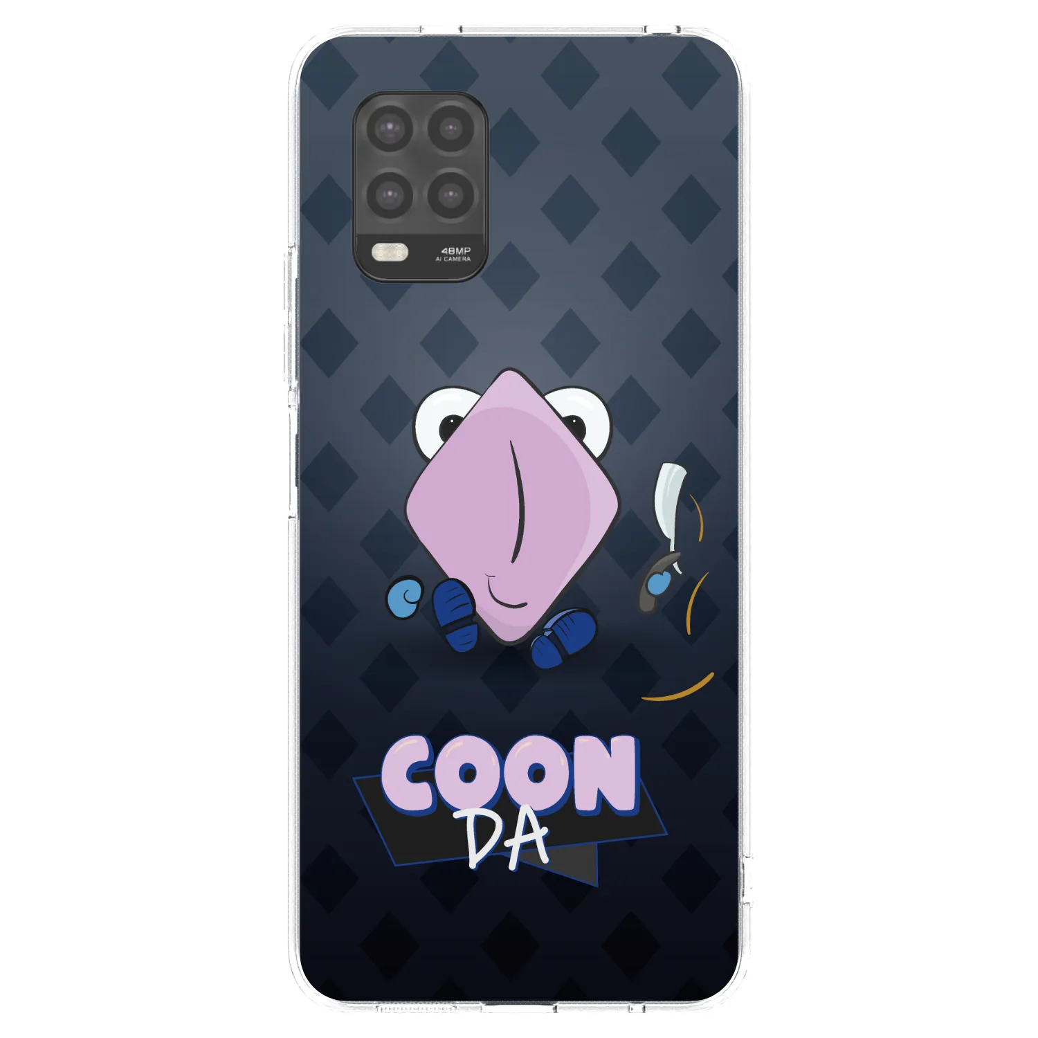 Silikónový prehľadný obal pre Xiaomi Mi 10 Lite - COONDA holátko - tmavá