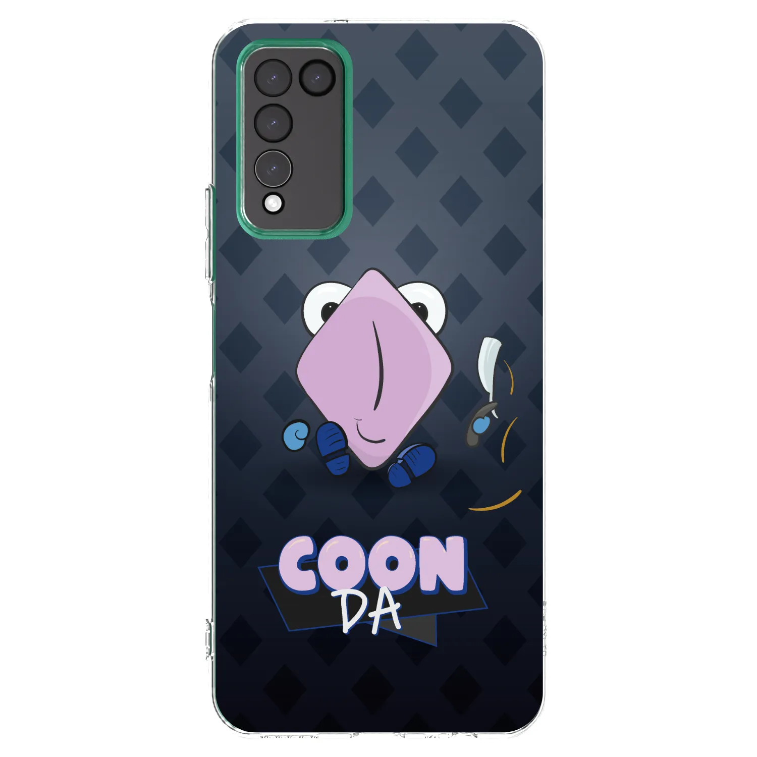 Picasee silikónový prehľadný obal pre Honor 10X Lite - COONDA holátko - tmavá