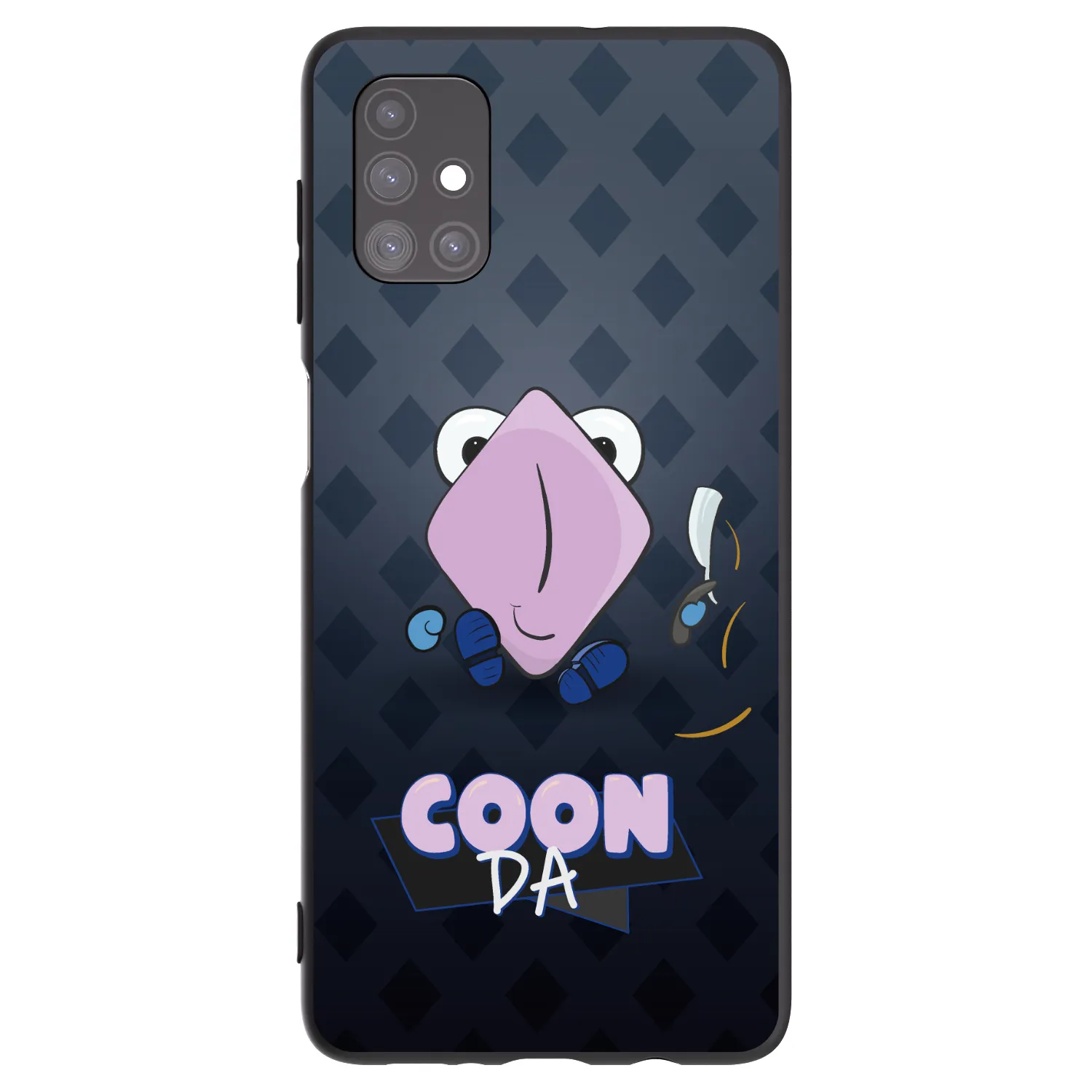 Picasee silikónový čierny obal pre Samsung Galaxy M51 M515F - COONDA holátko - tmavá