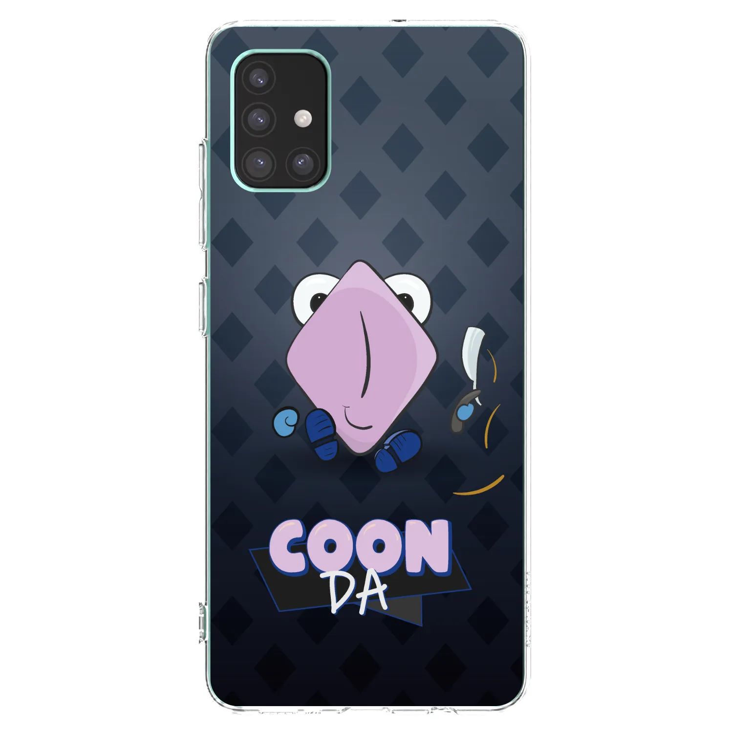 Picasee silikónový prehľadný obal pre Samsung Galaxy M51 M515F - COONDA holátko - tmavá