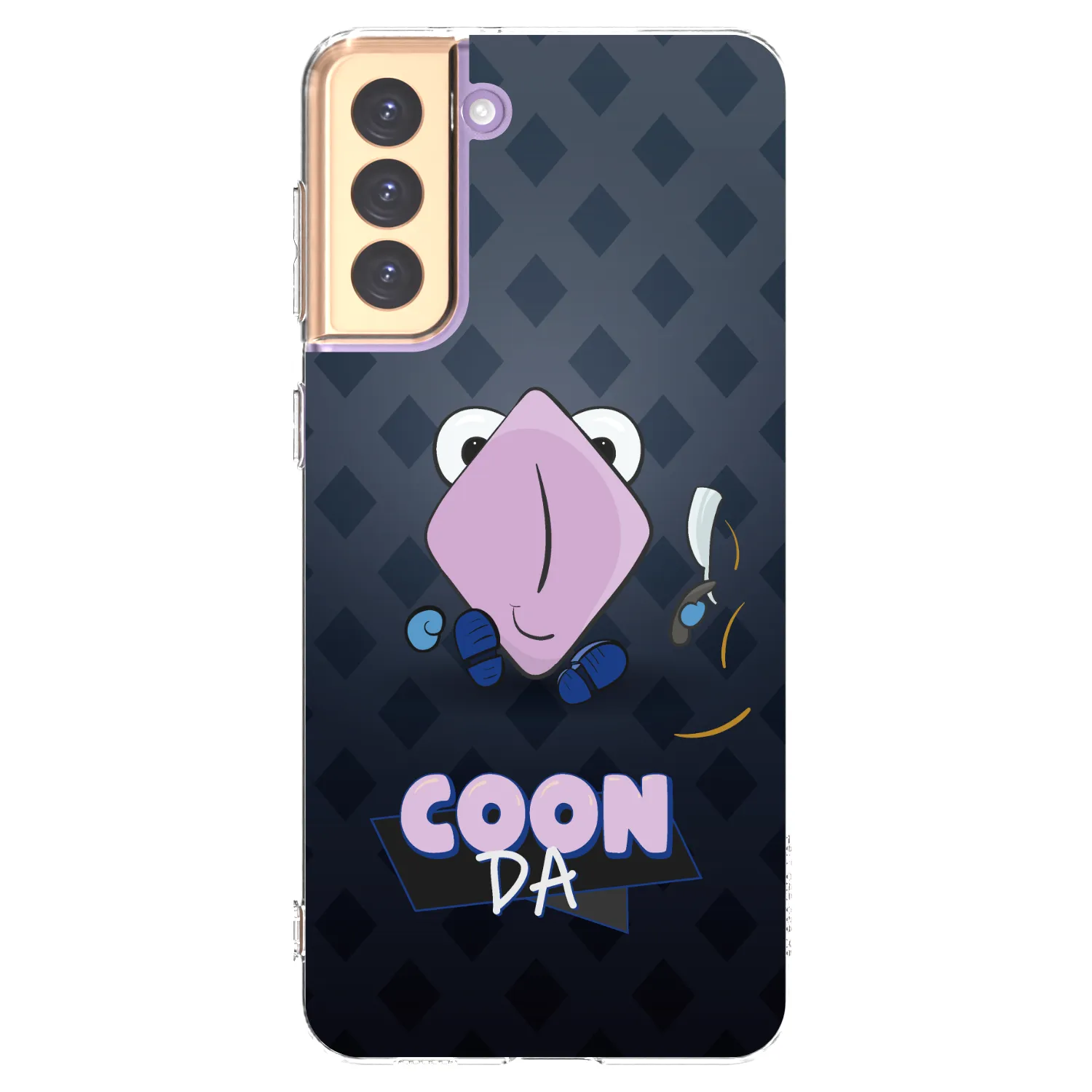 Picasee silikónový prehľadný obal pre Samsung Galaxy S21+ 5G G996F - COONDA holátko - tmavá