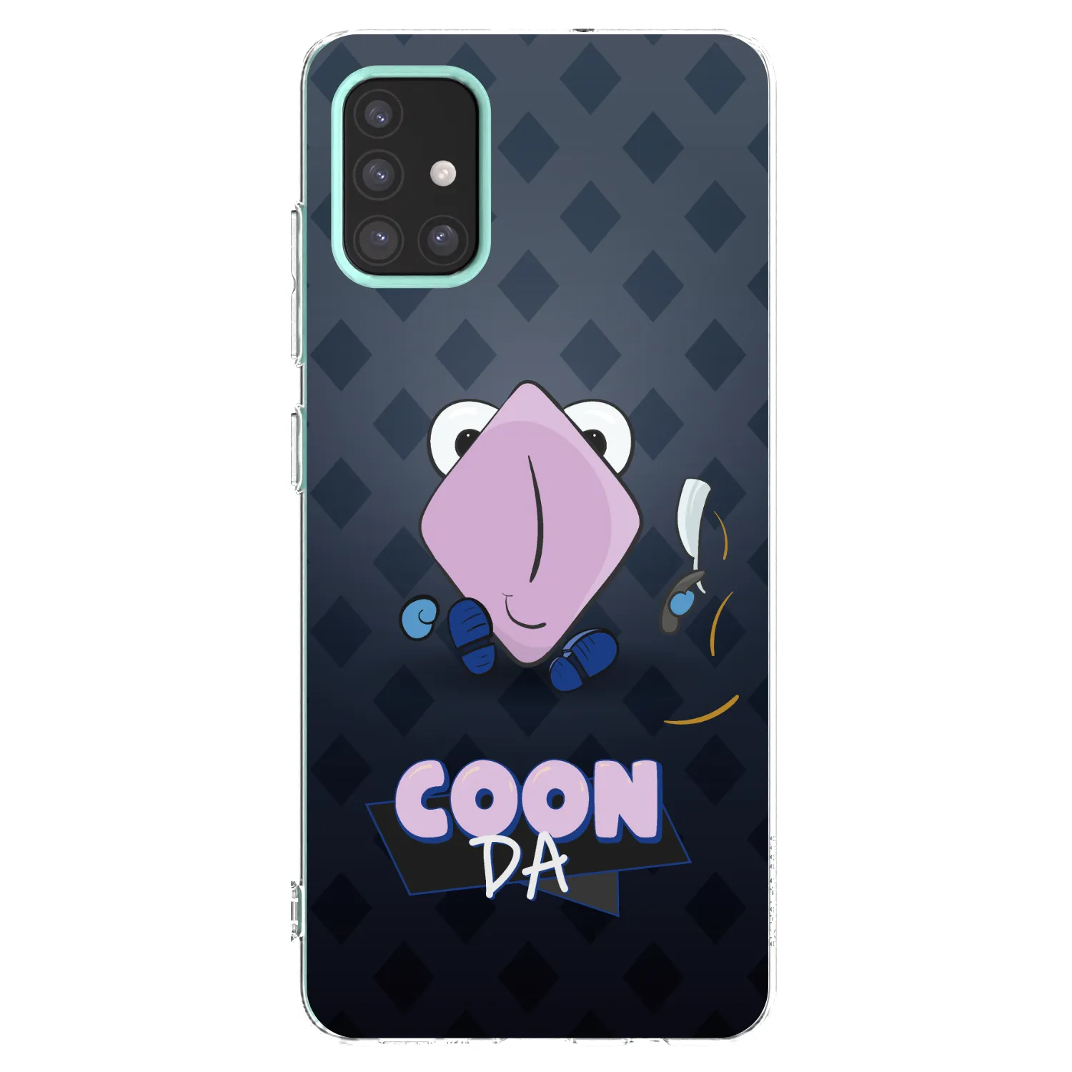Picasee silikónový prehľadný obal pre Samsung Galaxy M31s - COONDA holátko - tmavá