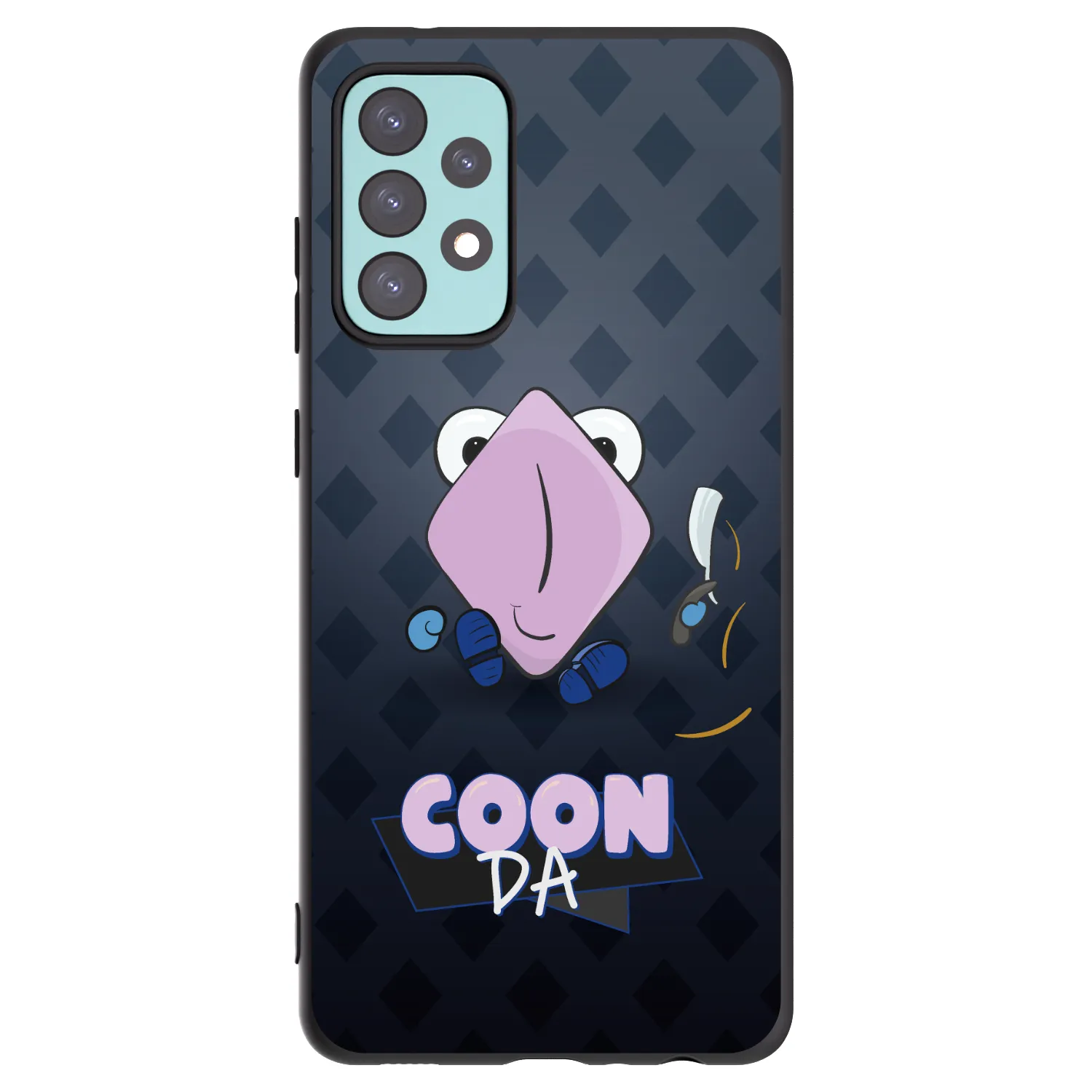 Picasee silikónový čierny obal pre Samsung Galaxy A72 A725F - COONDA holátko - tmavá