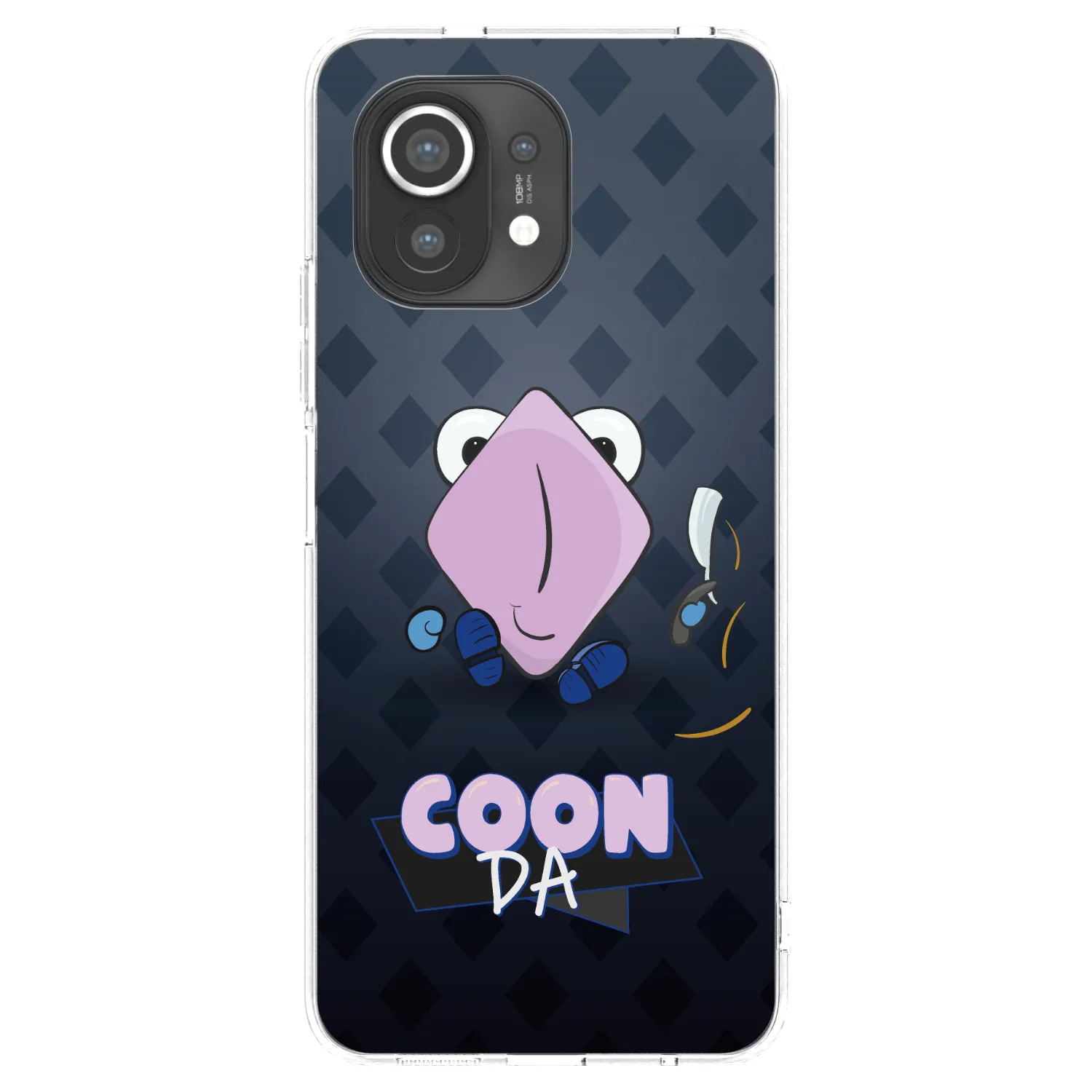 Picasee silikónový prehľadný obal pre Xiaomi Mi 11 - COONDA holátko - tmavá
