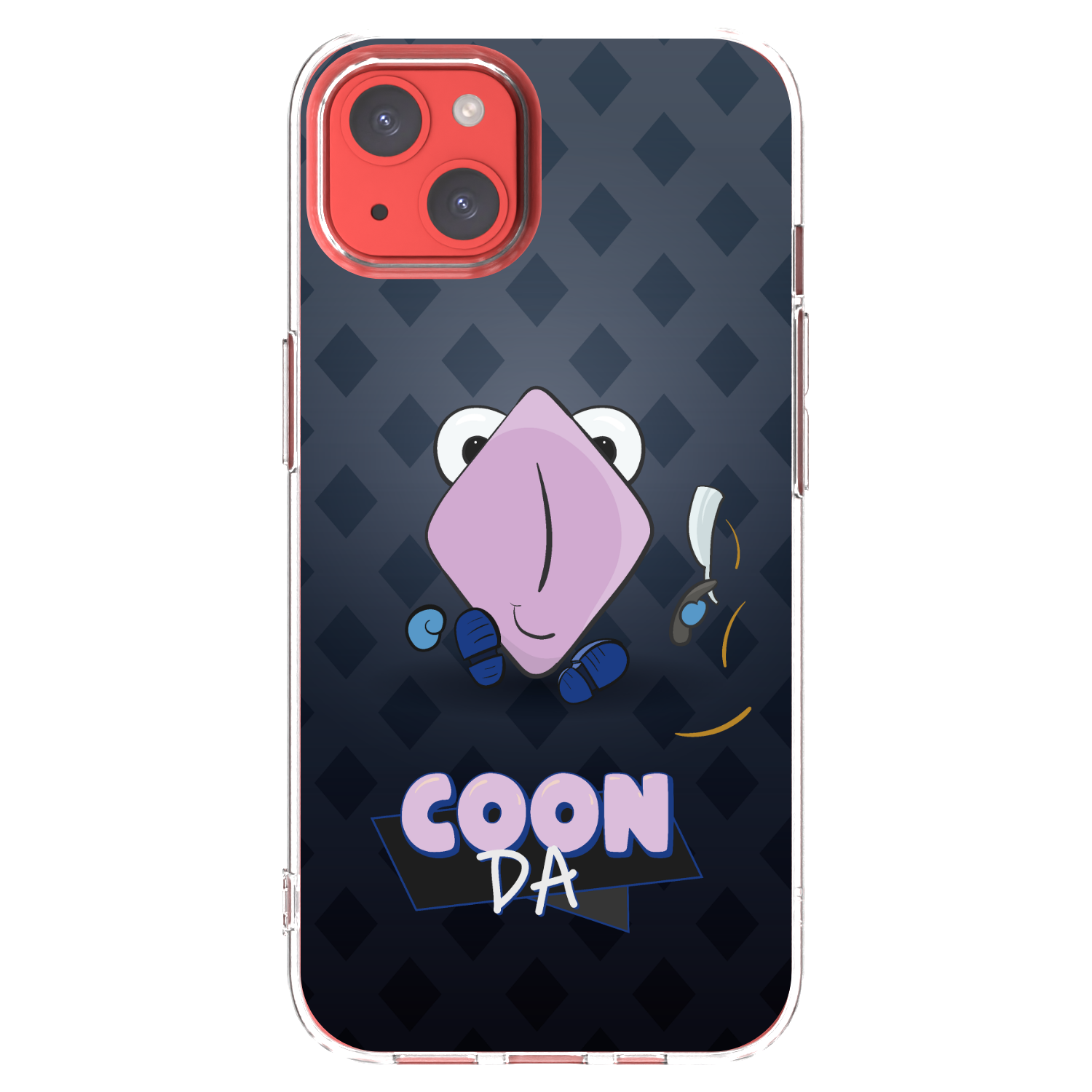 Picasee silikónový prehľadný obal pre Apple iPhone 13 - COONDA holátko - tmavá