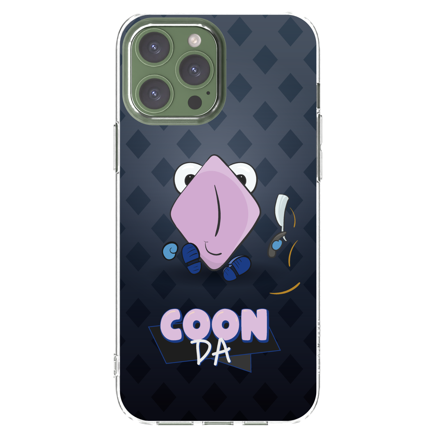Silikónový prehľadný obal pre Apple iPhone 13 Pro Max - COONDA holátko - tmavá