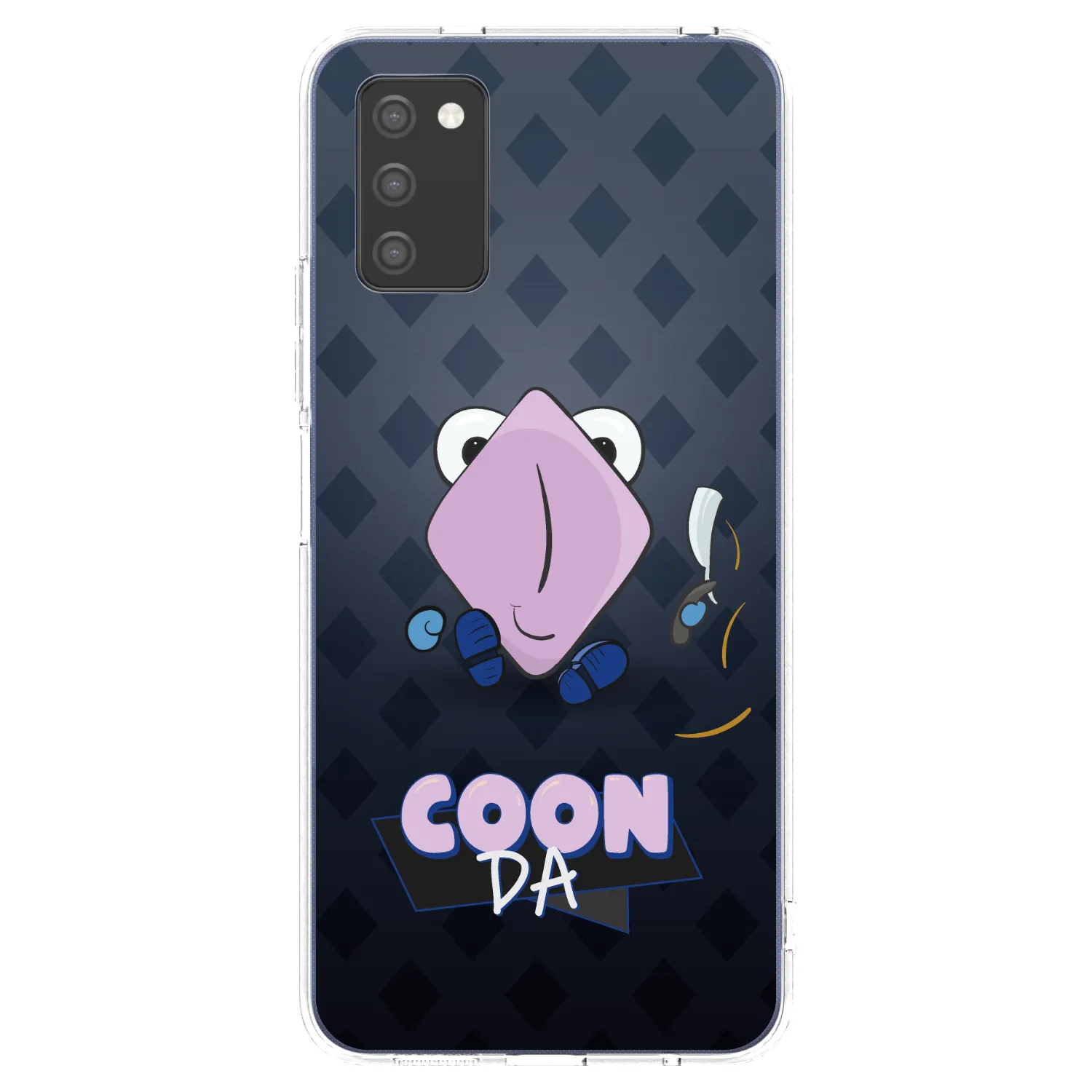 Picasee silikónový prehľadný obal pre Samsung Galaxy A02s A025G - COONDA holátko - tmavá