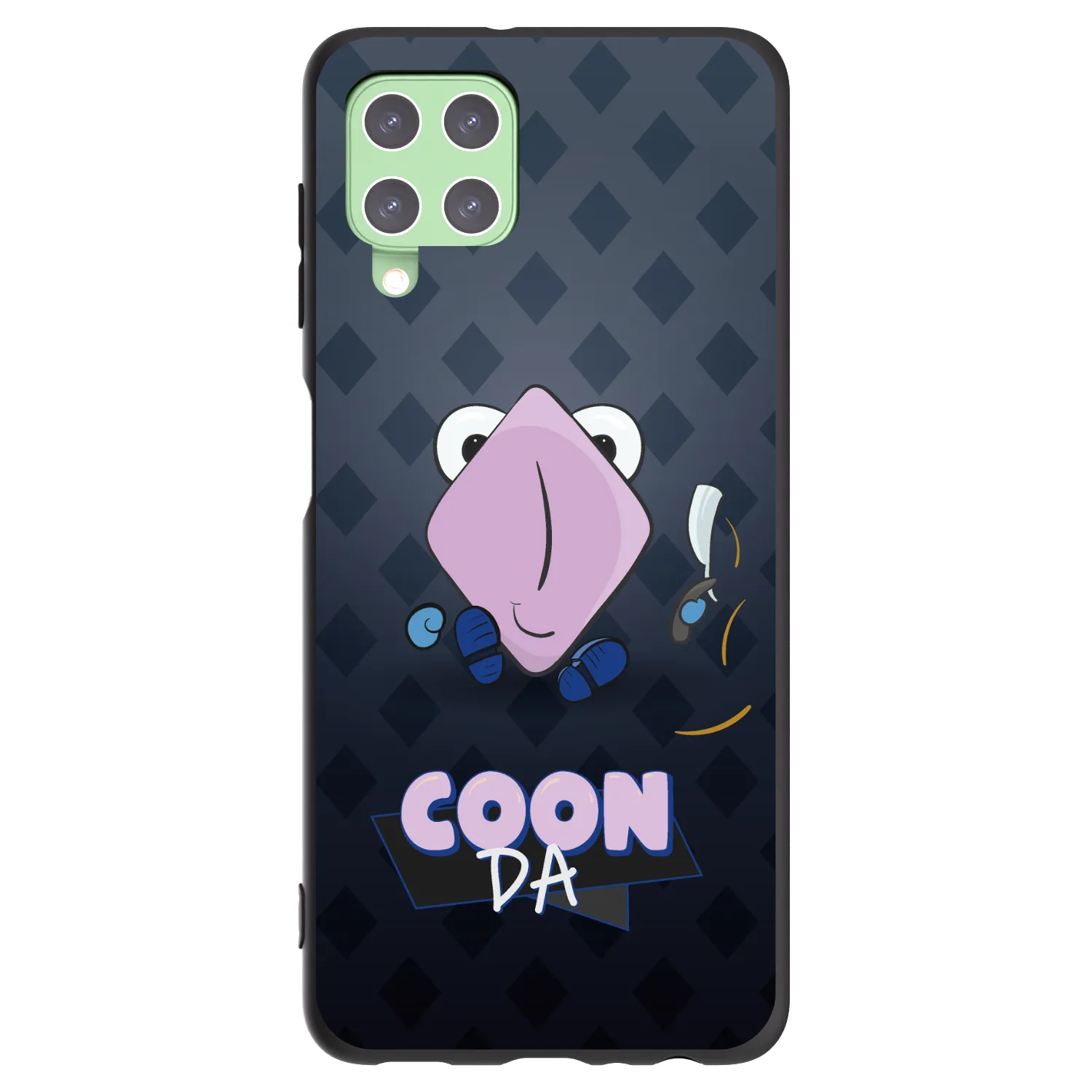 Picasee silikónový čierny obal pre Samsung Galaxy A22 A225F 4G - COONDA holátko - tmavá