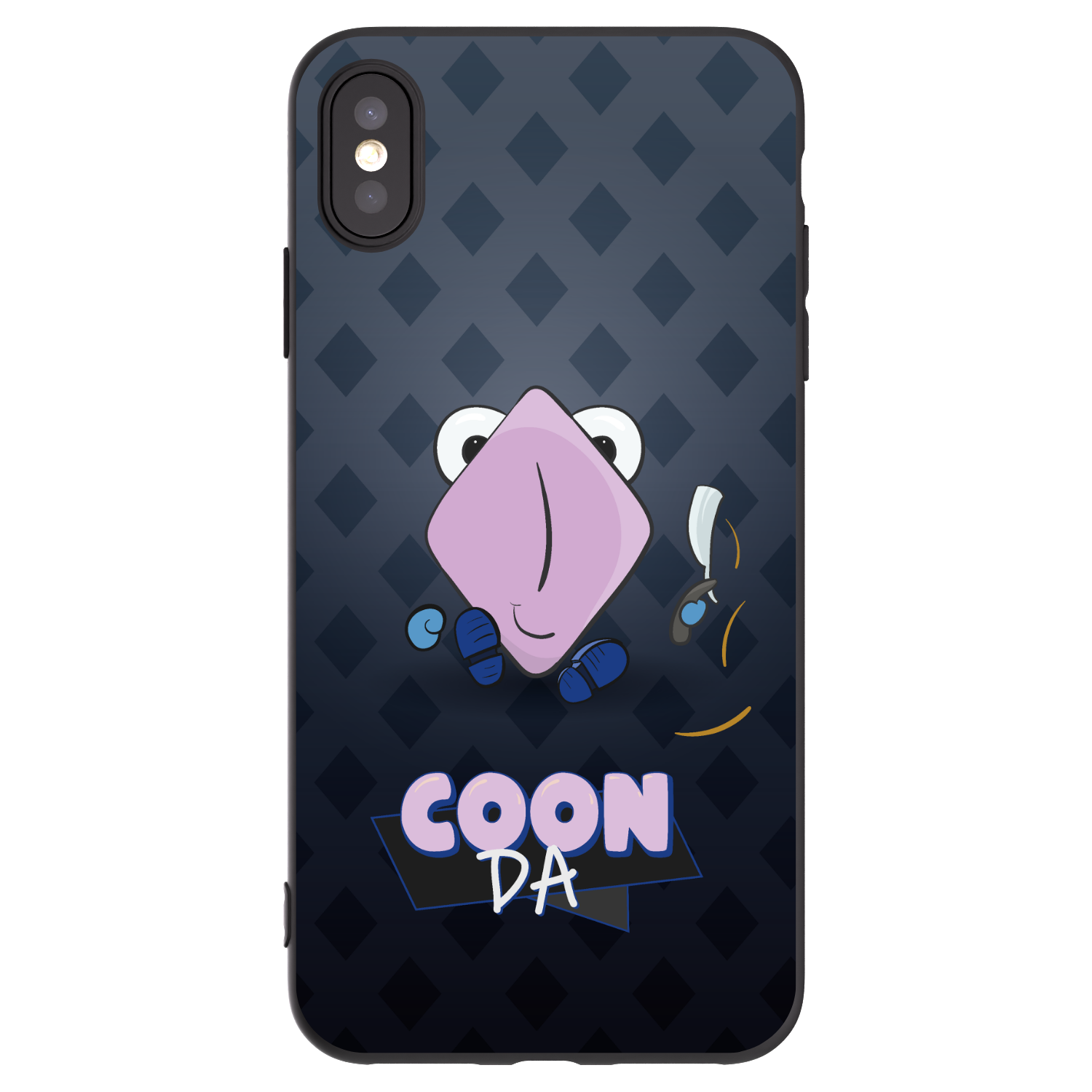 Picasee silikónový čierny obal pre Apple iPhone XS Max - COONDA holátko - tmavá