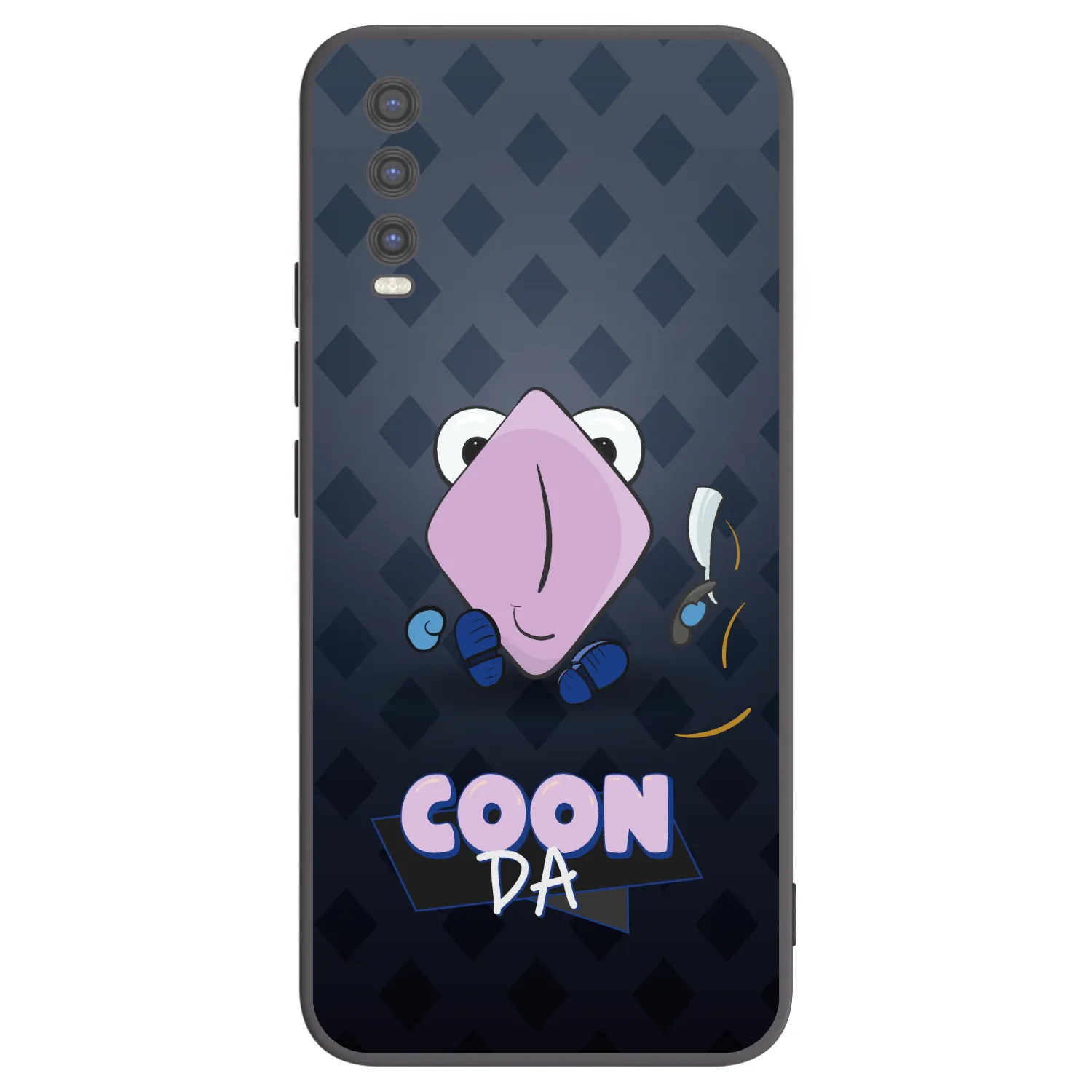 Picasee silikónový čierny obal pre Vivo Y20s - COONDA holátko - tmavá