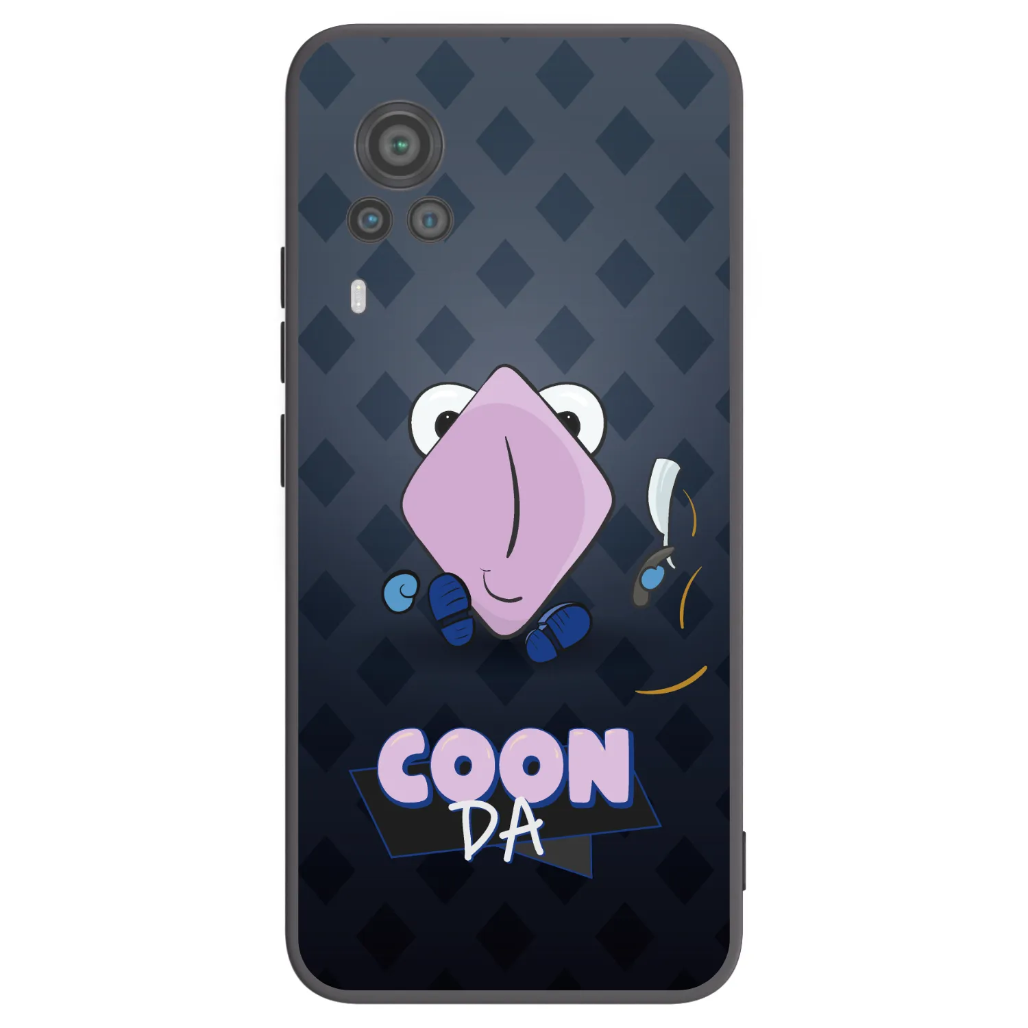 Picasee silikónový čierny obal pre Vivo X60 Pro 5G - COONDA holátko - tmavá