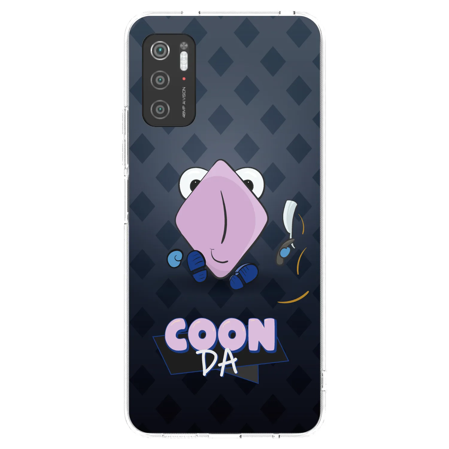 Picasee silikónový prehľadný obal pre Xiaomi Poco M3 Pro 5G - COONDA holátko - tmavá