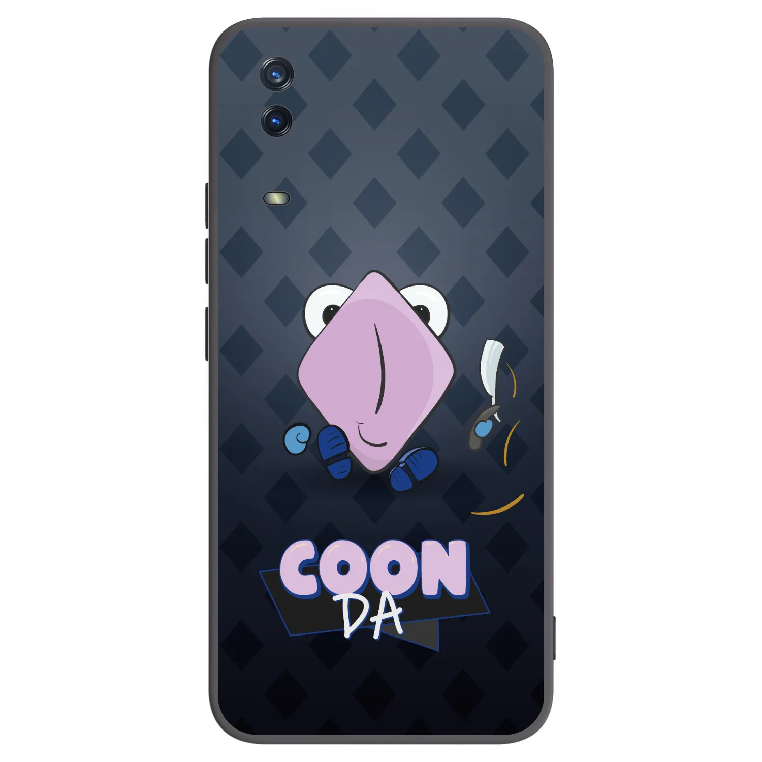 Picasee silikónový čierny obal pre Vivo Y11s - COONDA holátko - tmavá