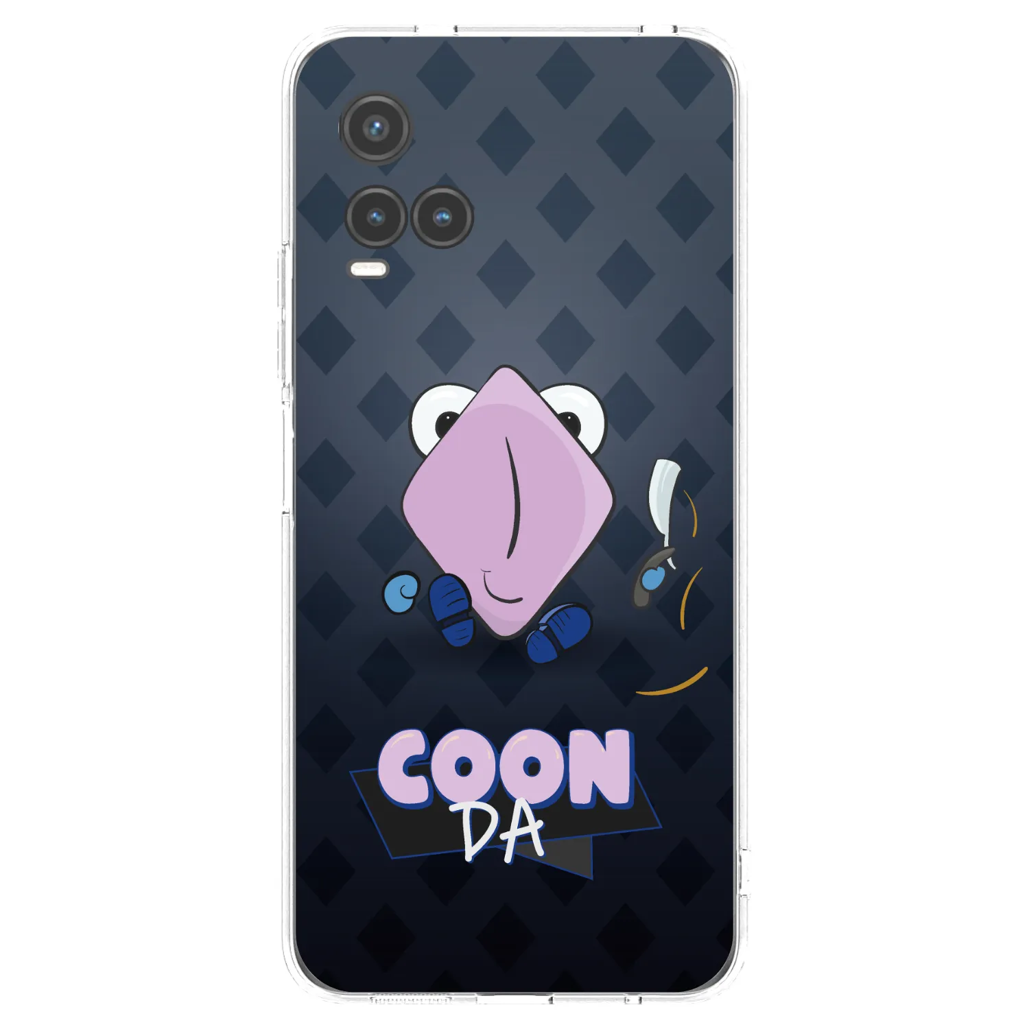 Picasee silikónový prehľadný obal pre Vivo Y33s - COONDA holátko - tmavá