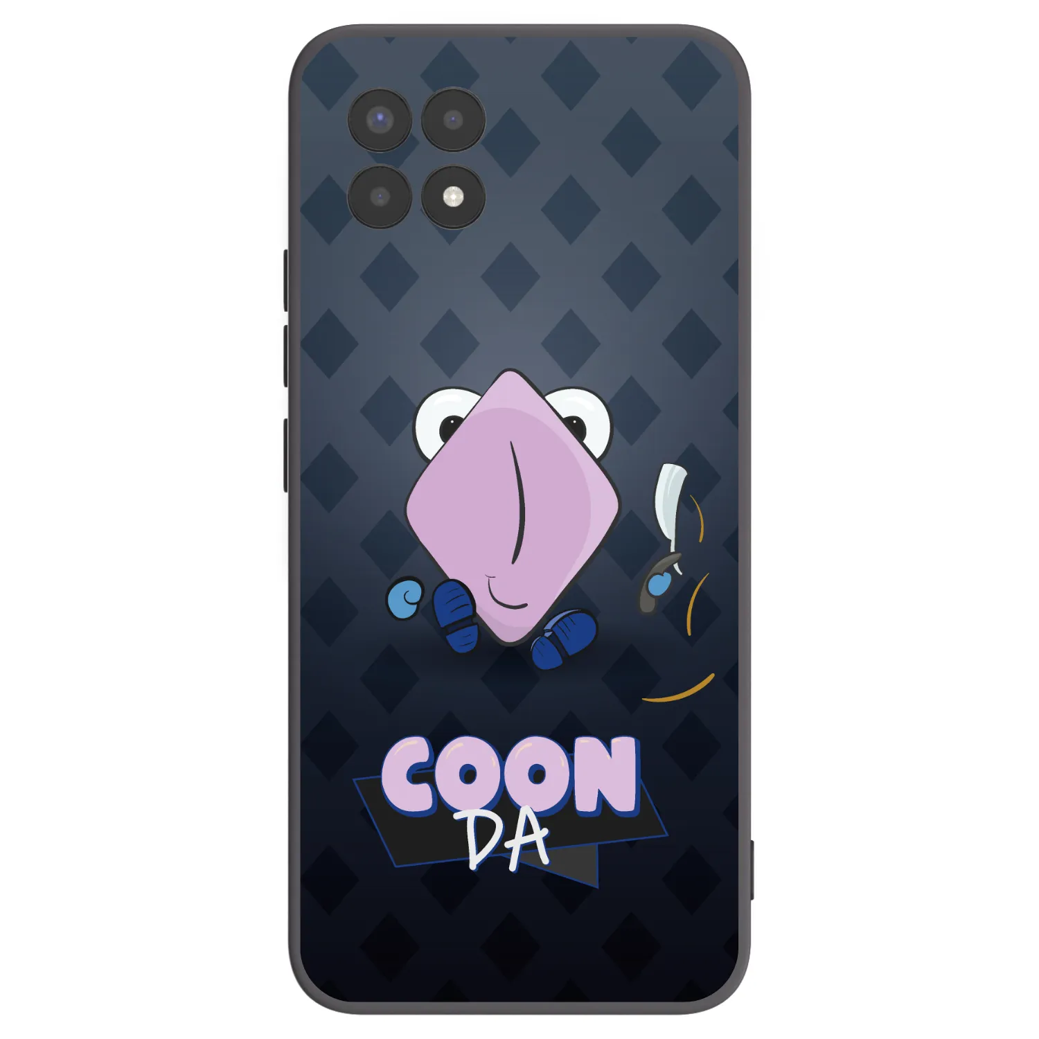 Picasee silikónový čierny obal pre Realme 8i - COONDA holátko - tmavá