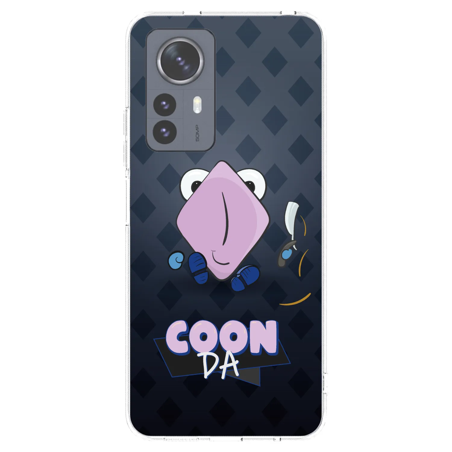 Picasee silikónový prehľadný obal pre Xiaomi 12 Pro - COONDA holátko - tmavá