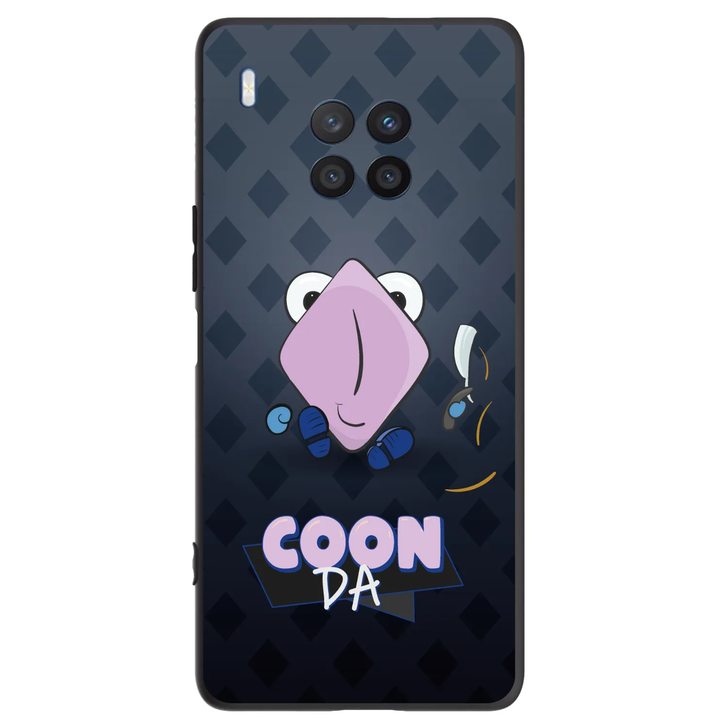 Picasee silikónový čierny obal pre Honor 50 Lite - COONDA holátko - tmavá