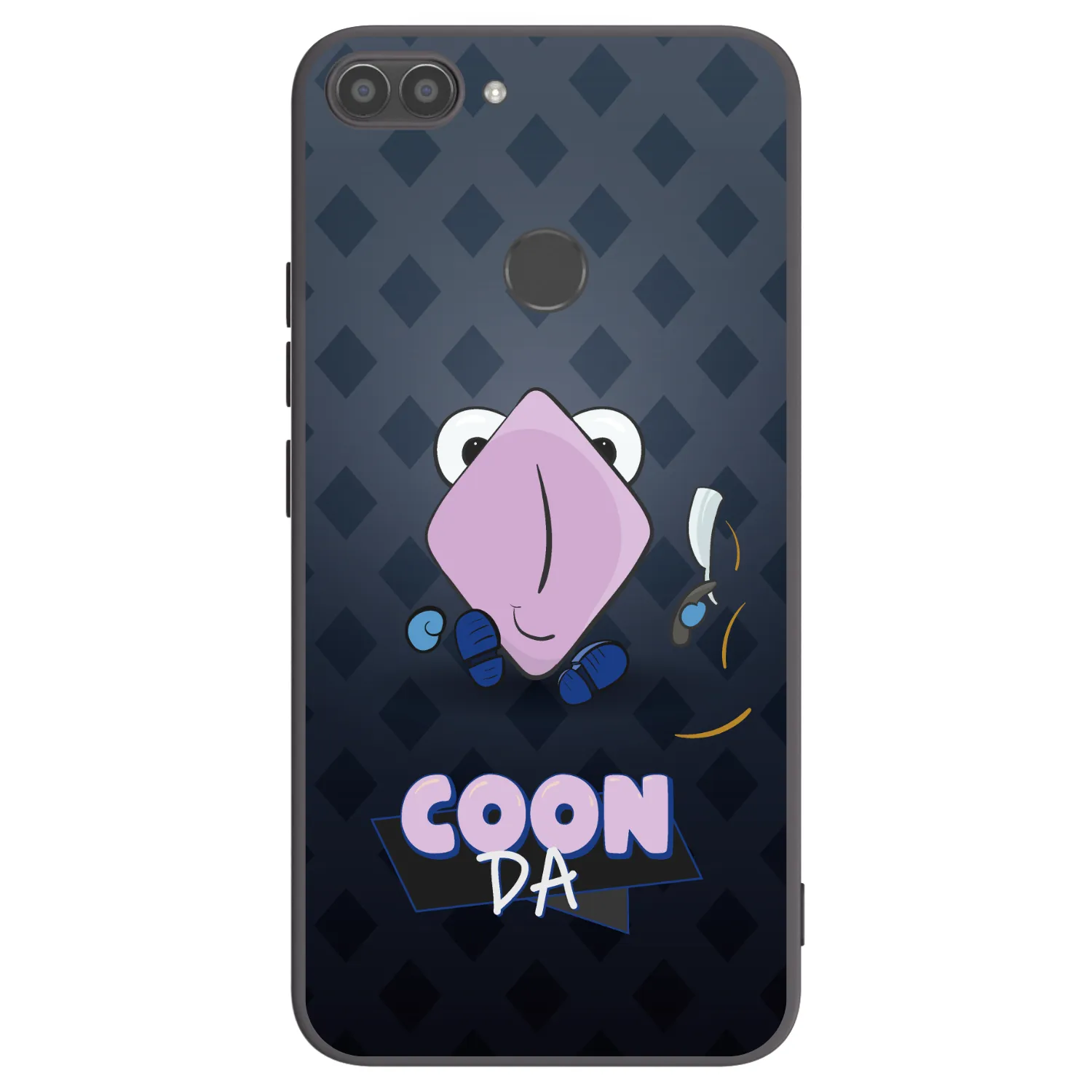 Picasee silikónový čierny obal pre Huawei P Smart - COONDA holátko - tmavá