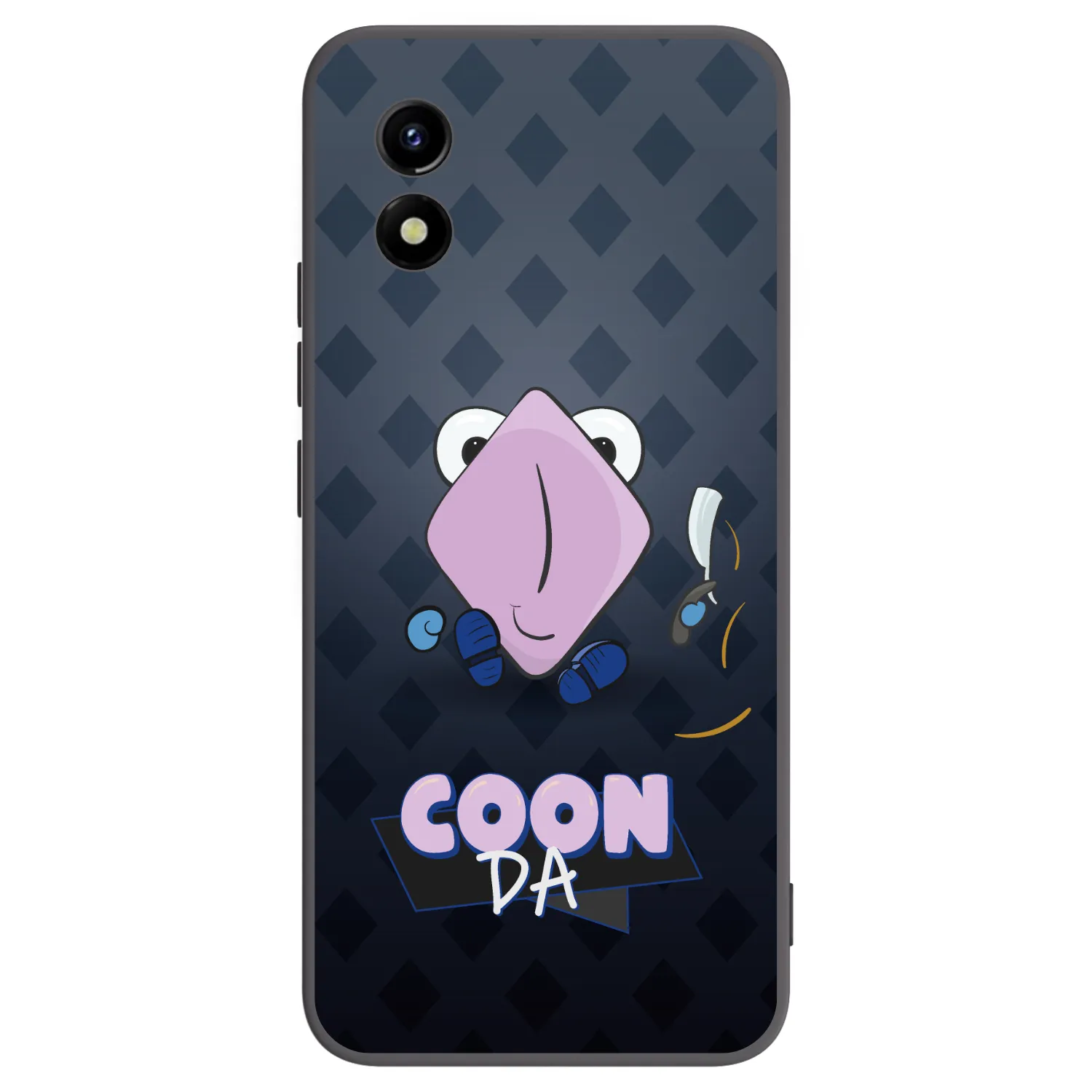 Picasee silikónový čierny obal pre Vivo Y01 - COONDA holátko - tmavá