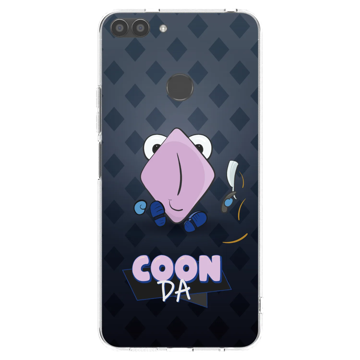 Picasee silikónový prehľadný obal pre Huawei P Smart - COONDA holátko - tmavá