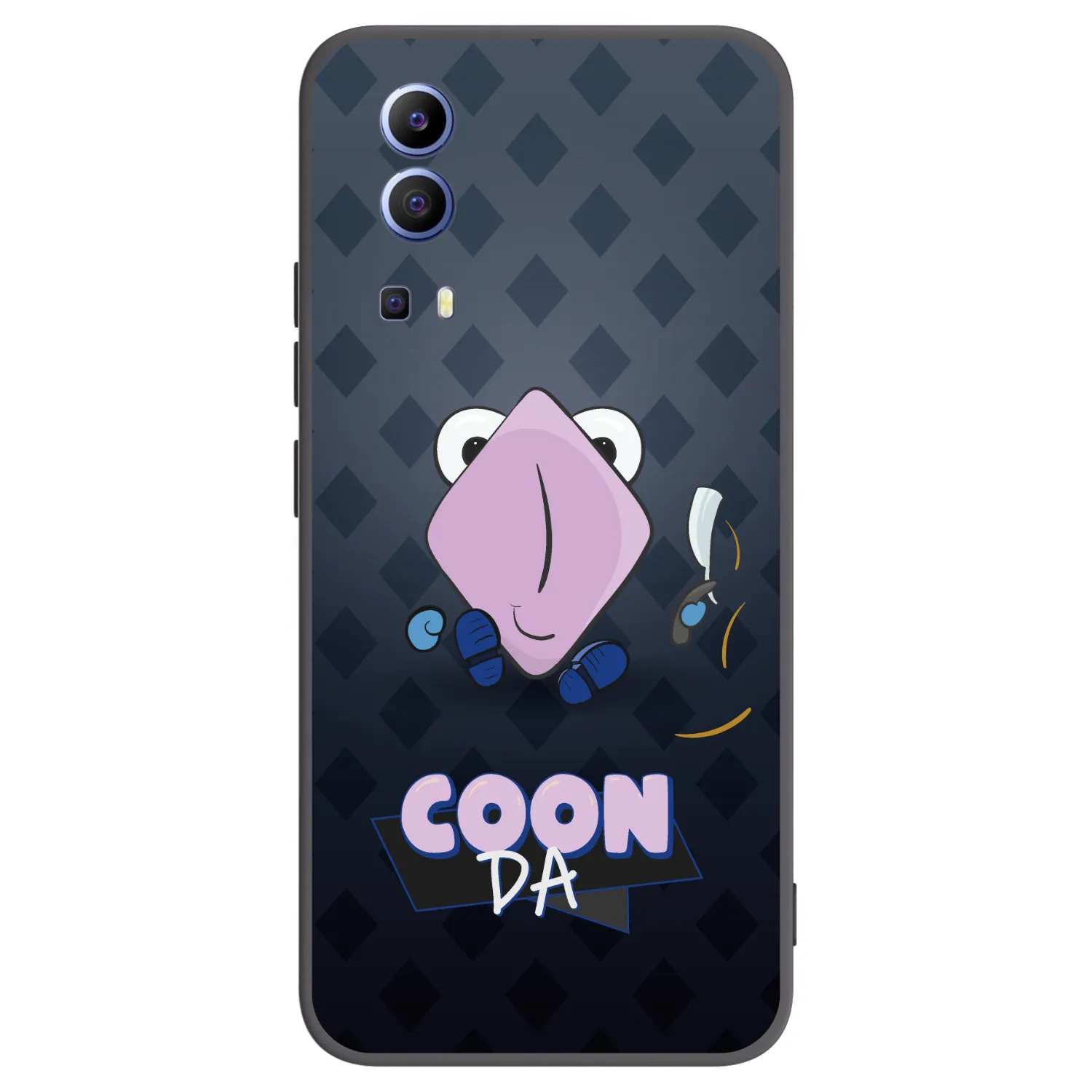 Picasee silikónový čierny obal pre Vivo Y52 5G - COONDA holátko - tmavá