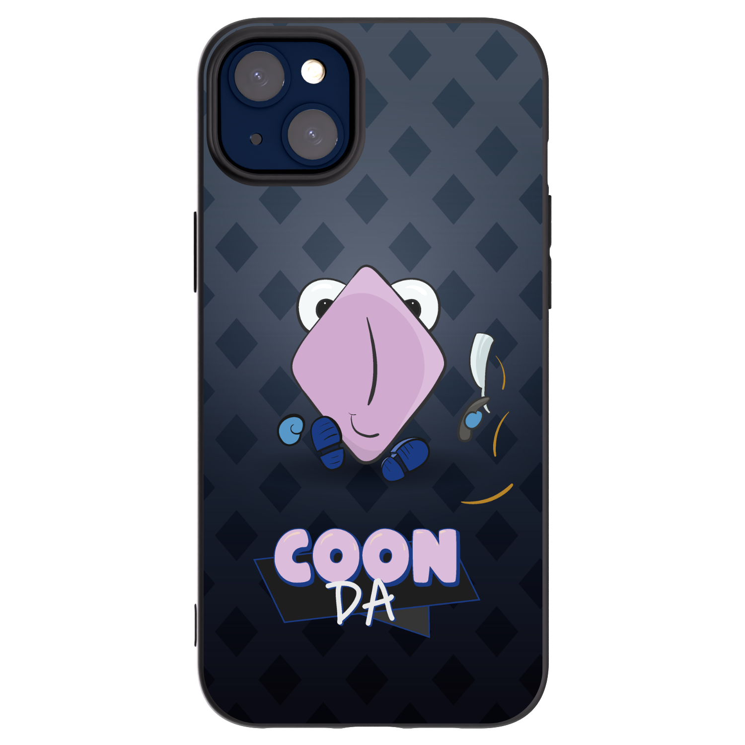 Picasee silikónový čierny obal pre Apple iPhone 14 Plus - COONDA holátko - tmavá