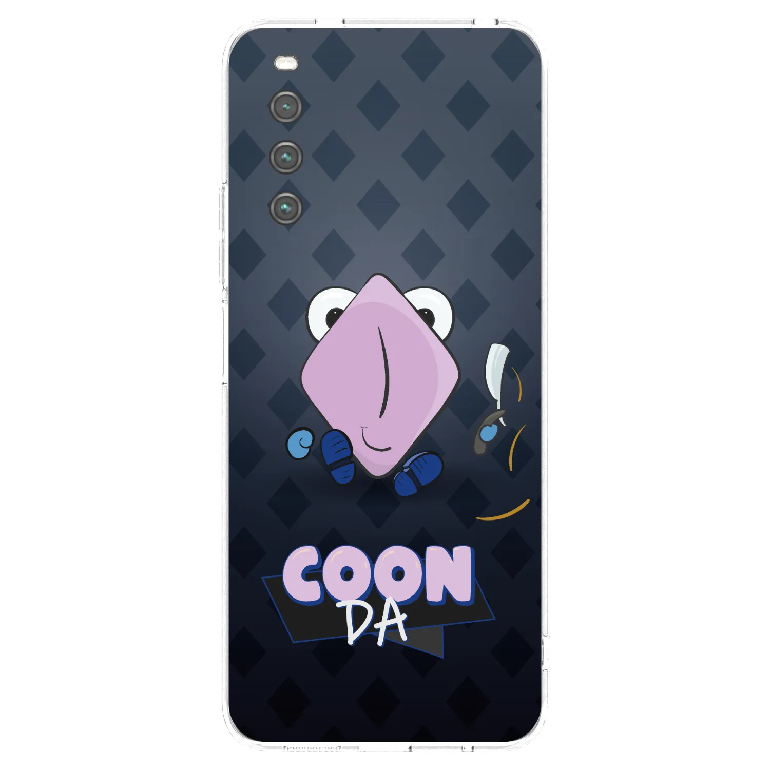 Picasee silikónový prehľadný obal pre Sony Xperia 10 IV 5G - COONDA holátko - tmavá