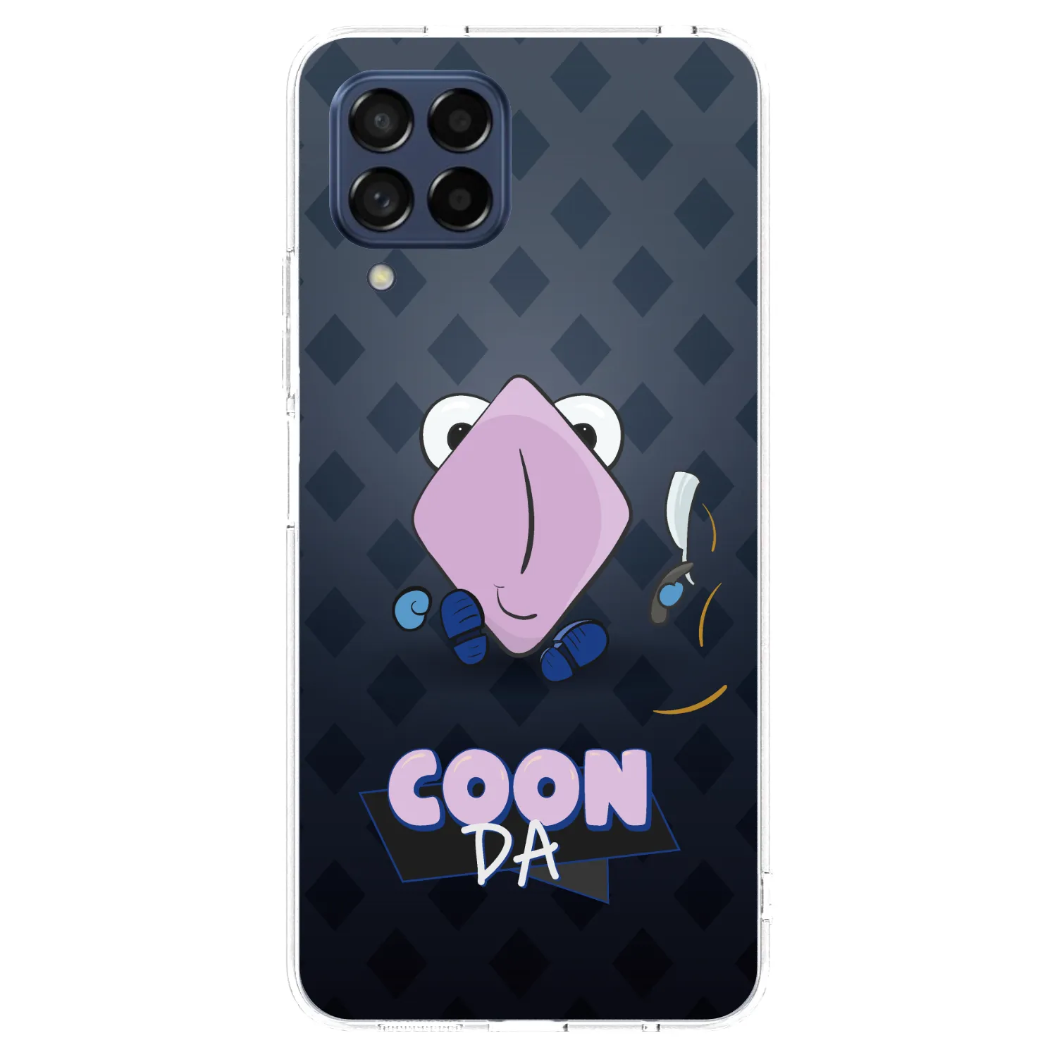 Picasee silikónový prehľadný obal pre Samsung Galaxy M53 5G - COONDA holátko - tmavá